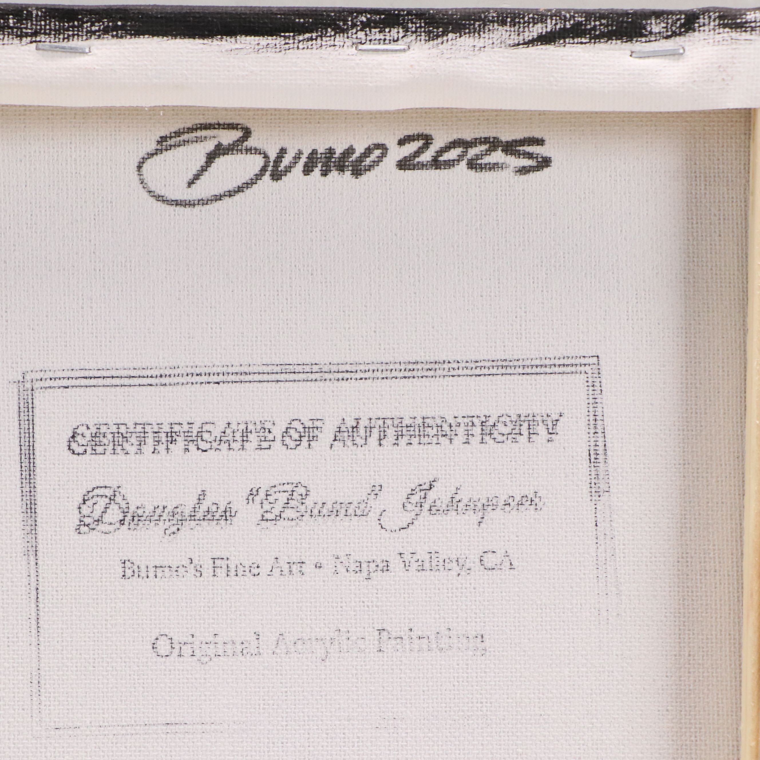 Doug "Bumo" Johnpeer Acrylic Painting of Sunset Landscape, 2025