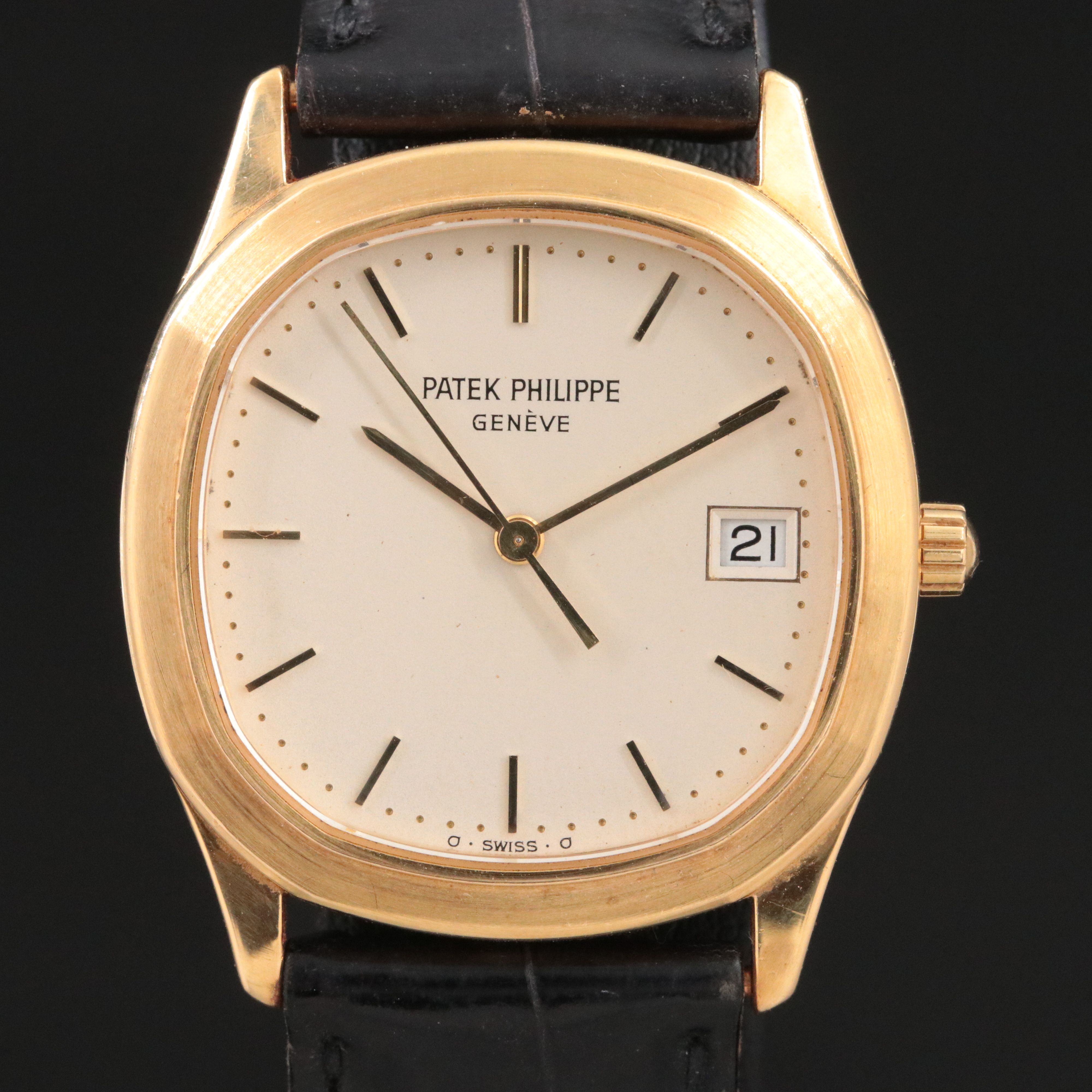 Patek Philippe Sigma Dial ref.3701 18K Vintage Watch c.1980's