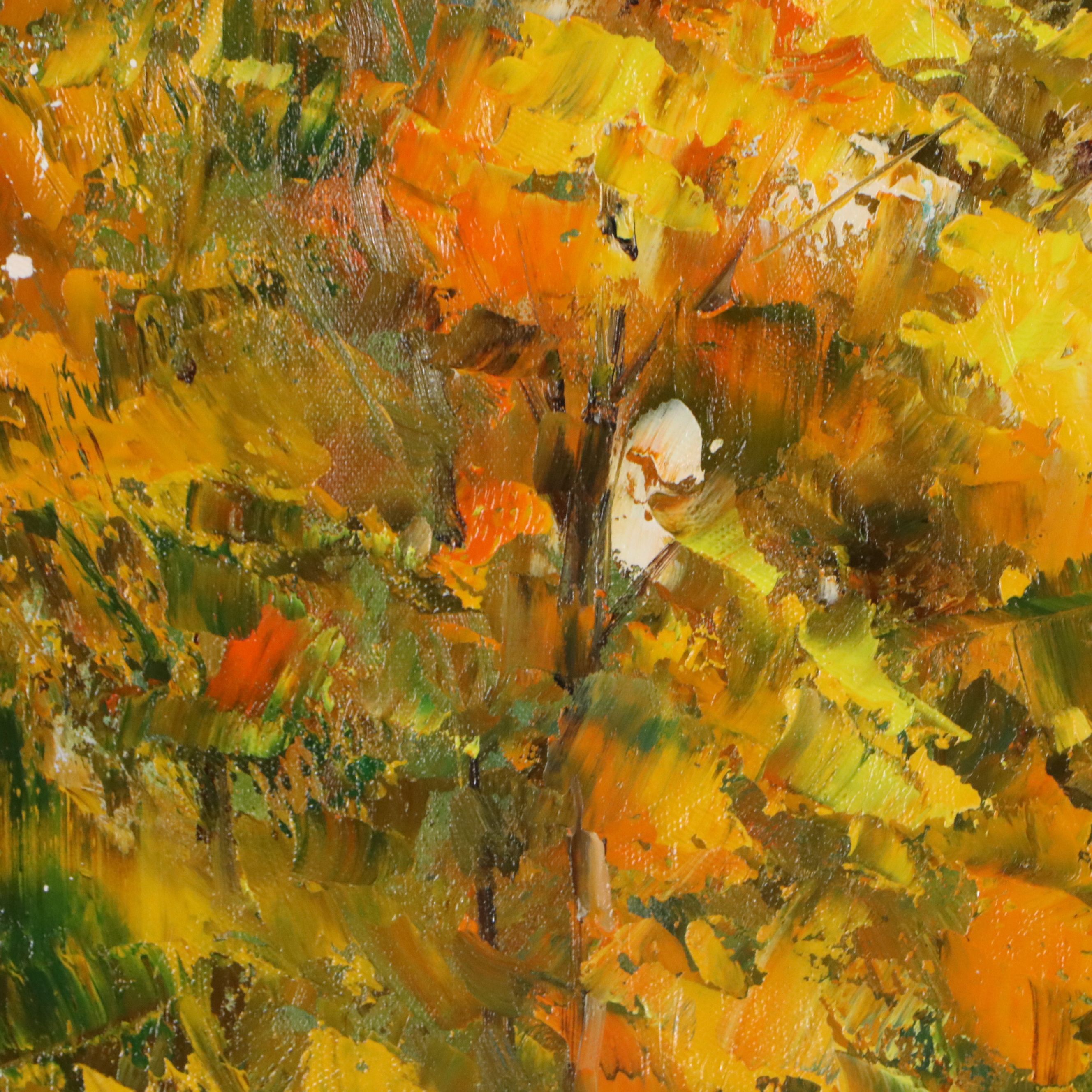 Oil Painting "Enchanted Forest," Circa 2026