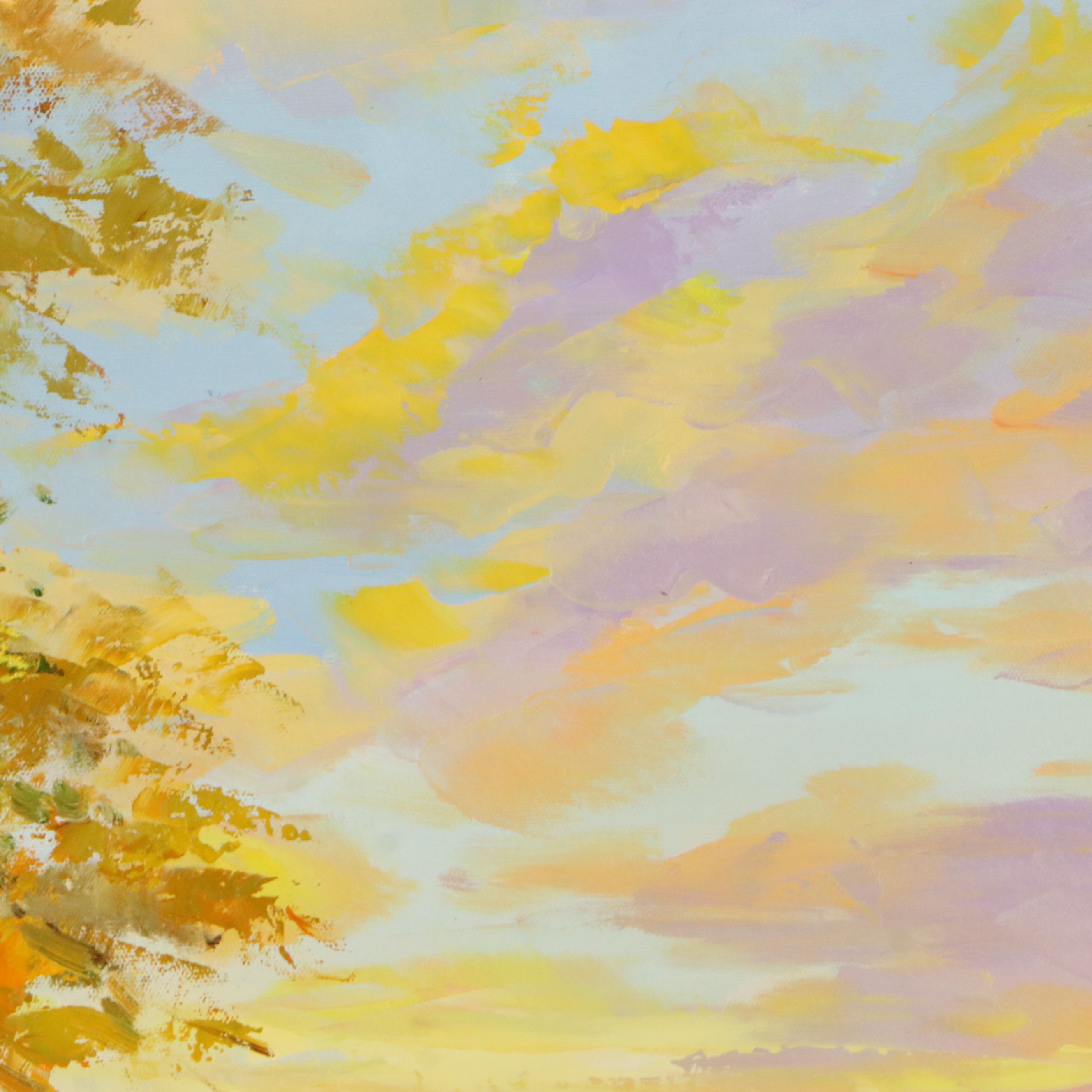 Oil Painting "Enchanted Forest," Circa 2026