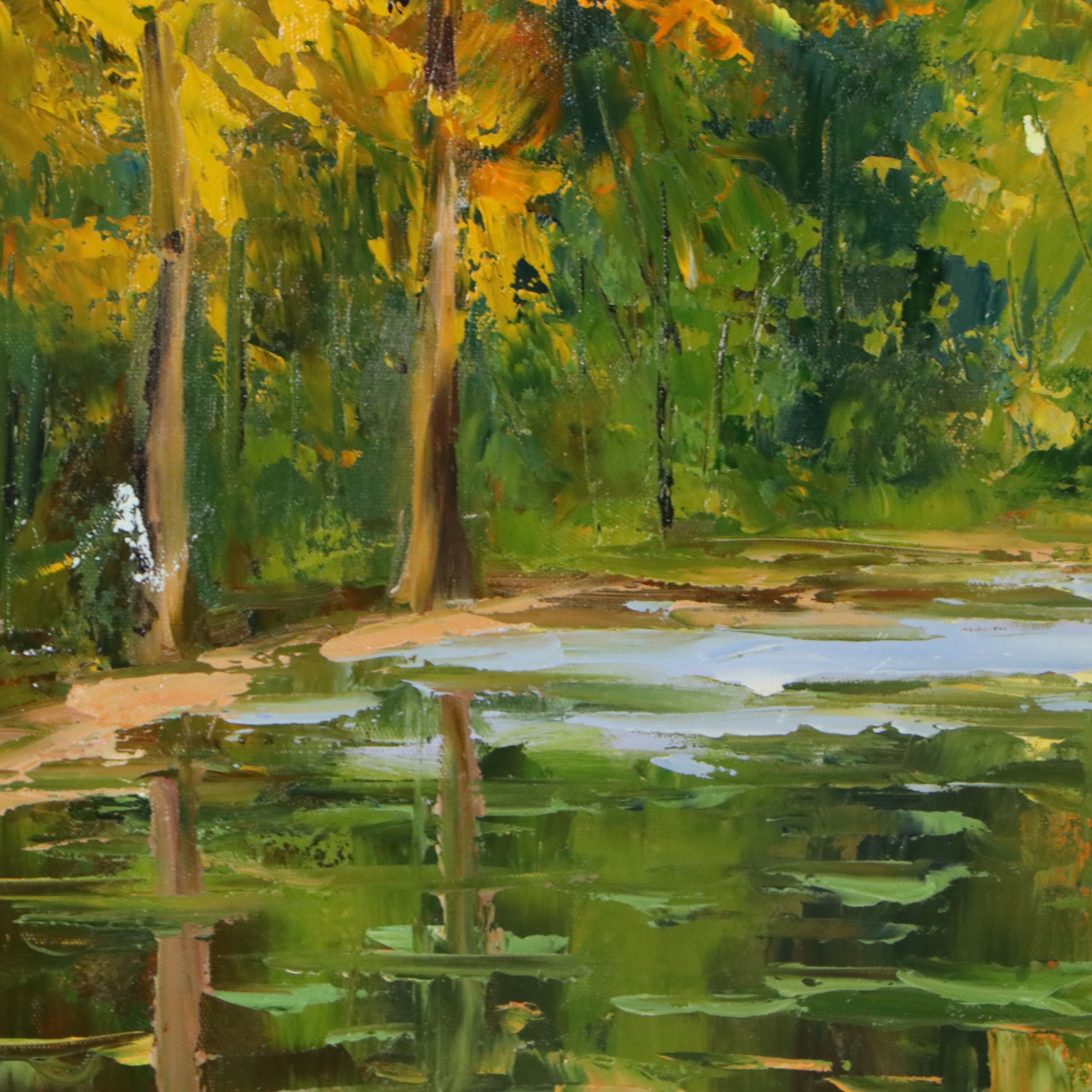 Oil Painting "Enchanted Forest," Circa 2026