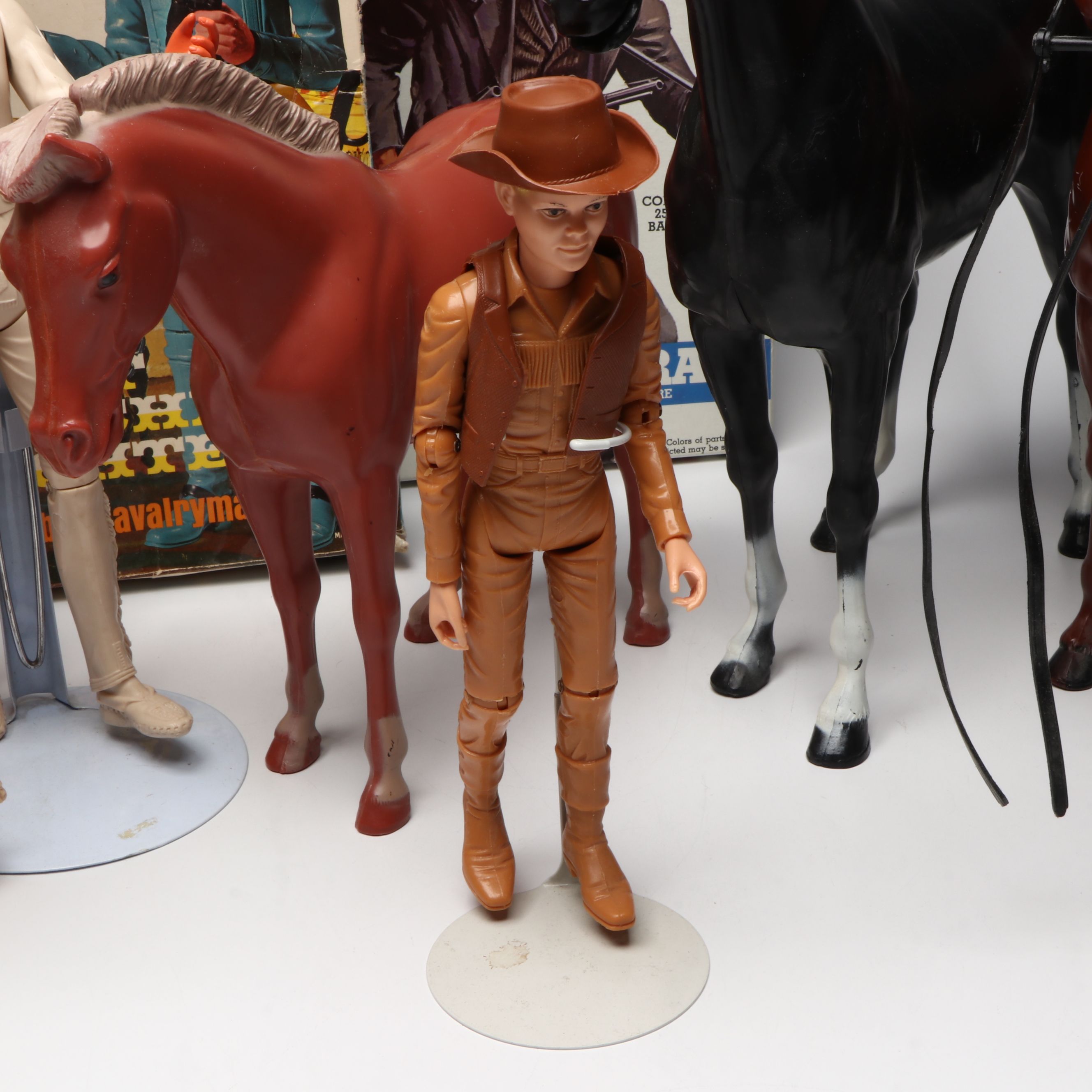 Marx "Johnny West Adventures" and More Action Figures, Horses and Accessories