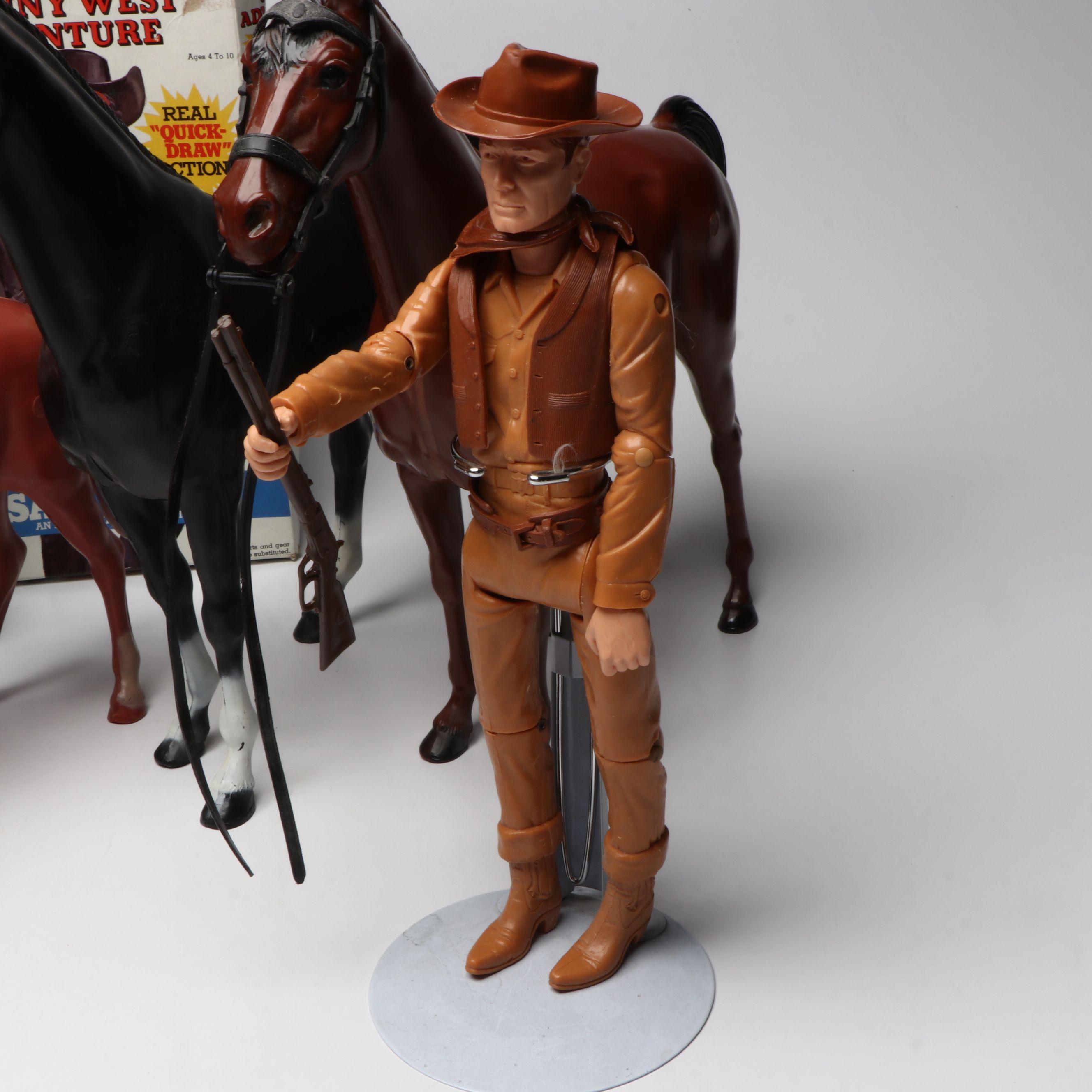 Marx "Johnny West Adventures" and More Action Figures, Horses and Accessories