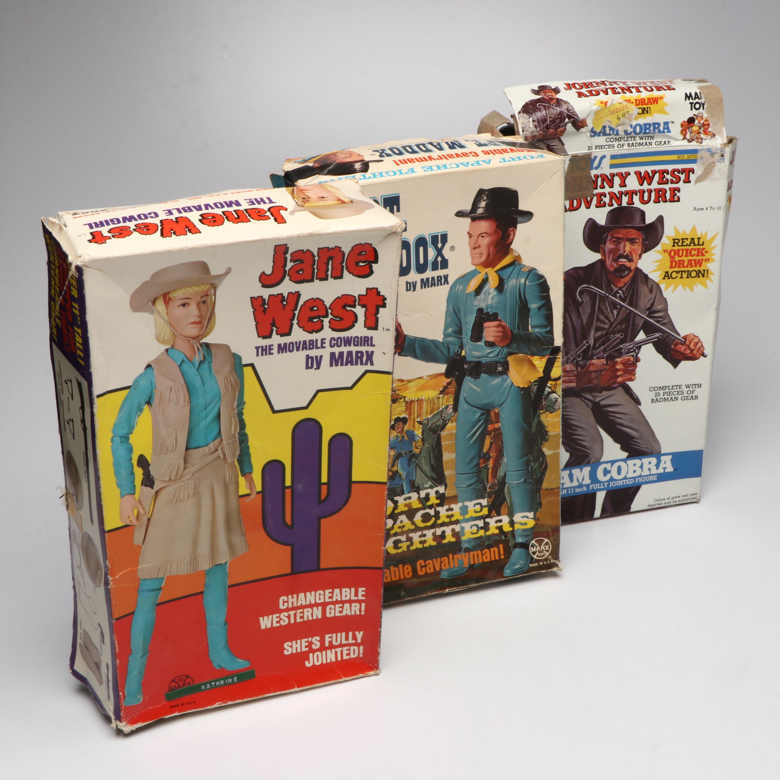 Marx "Johnny West Adventures" and More Action Figures, Horses and Accessories