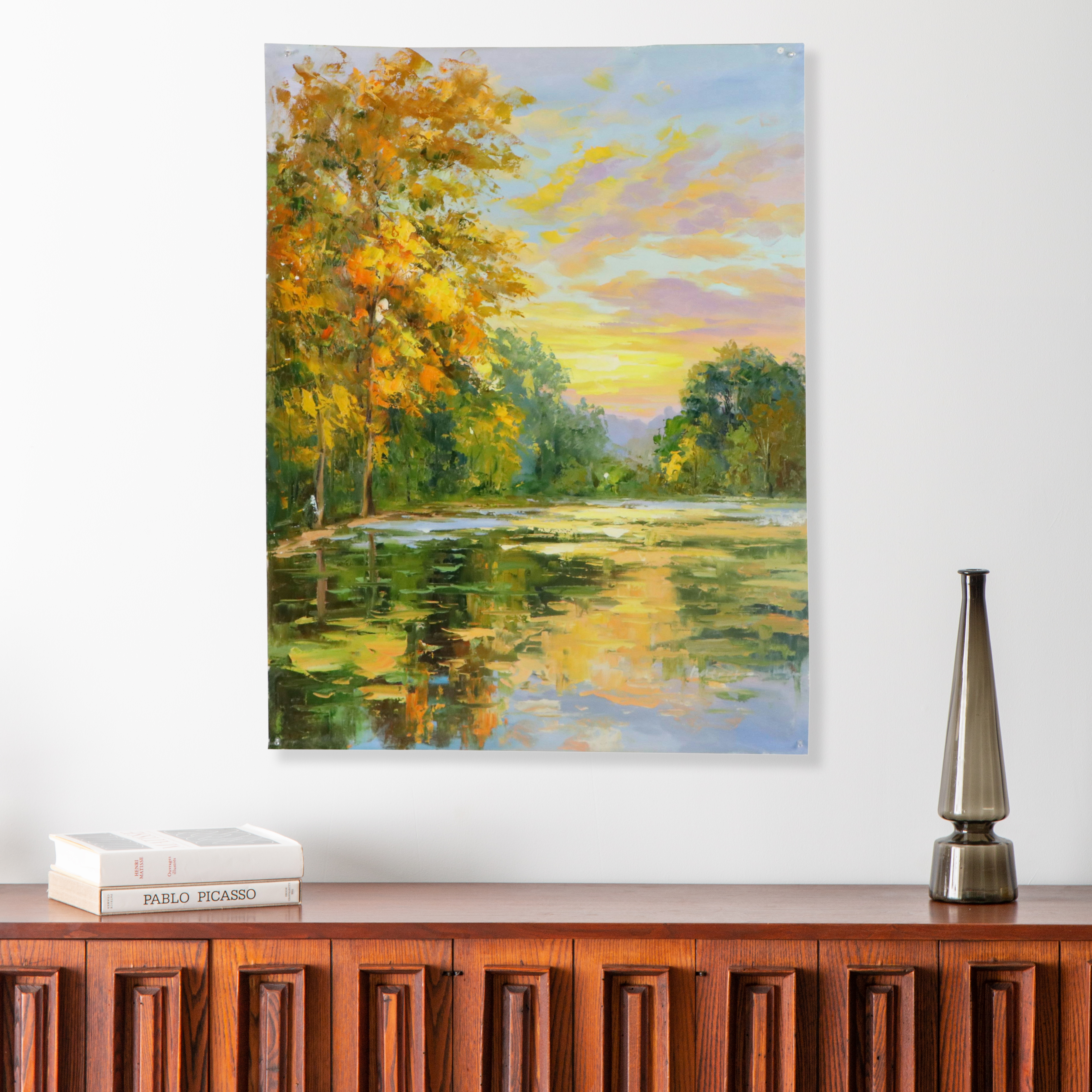 Oil Painting "Enchanted Forest," Circa 2026