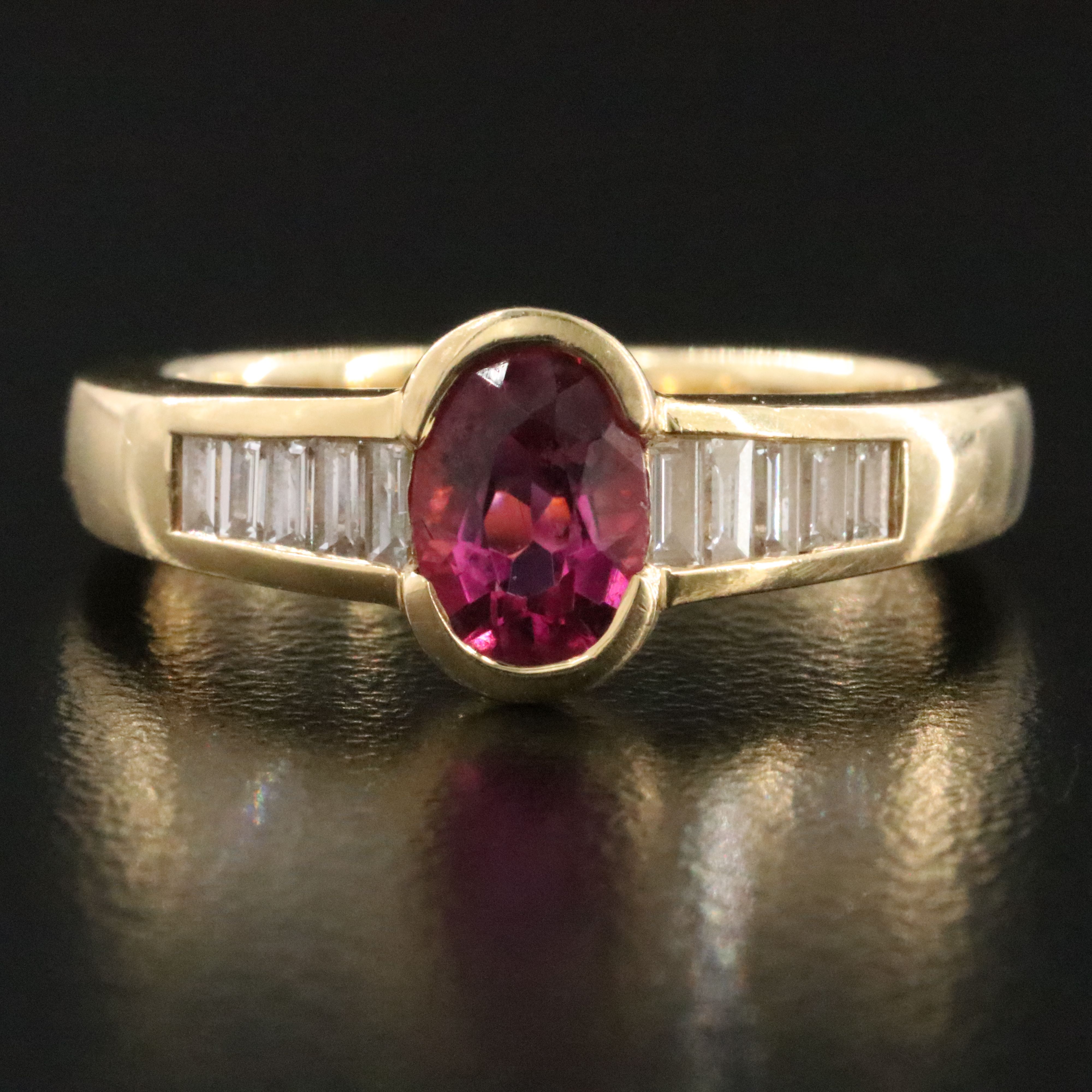 H Stern 18K Pink Tourmaline and Diamond Ring