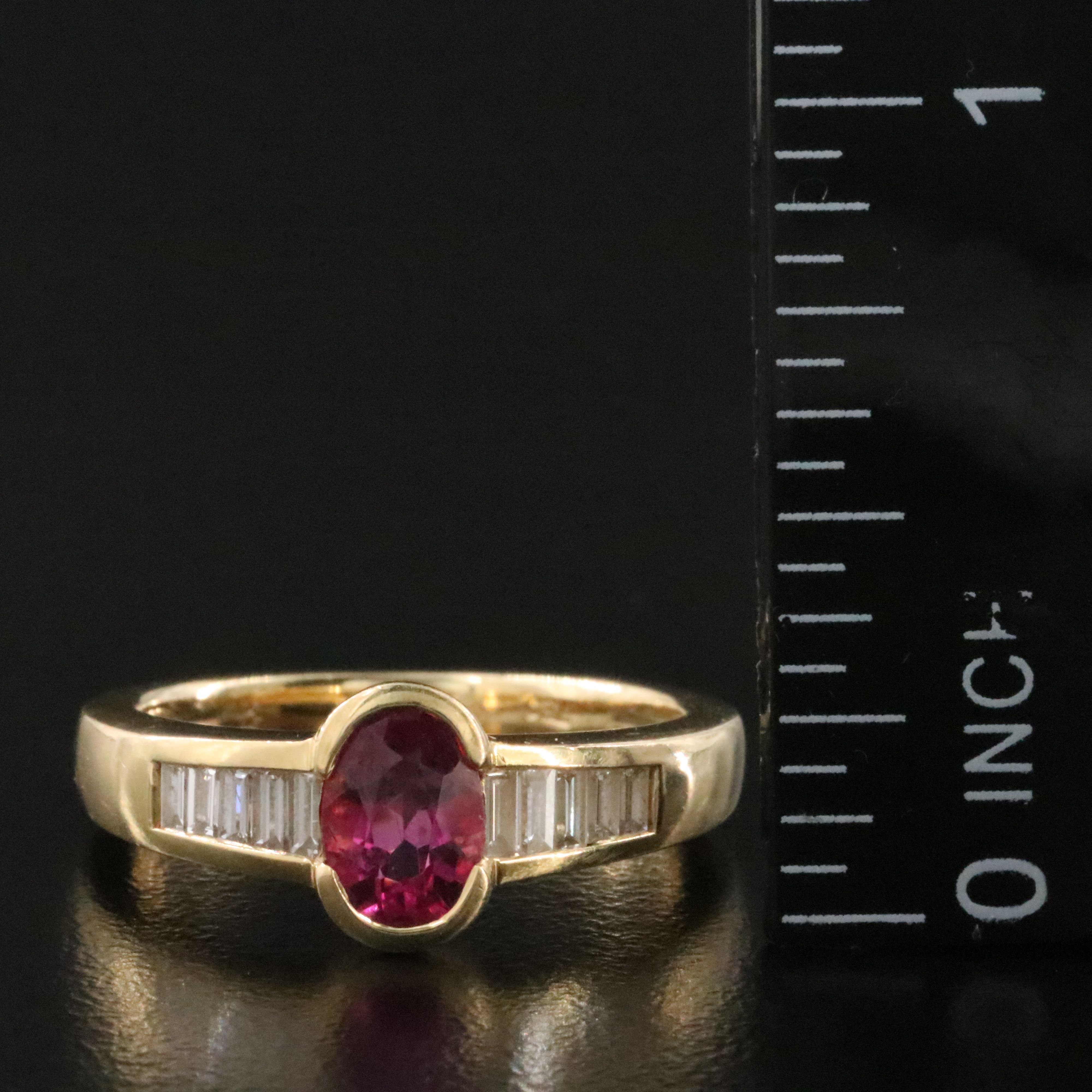 H Stern 18K Pink Tourmaline and Diamond Ring