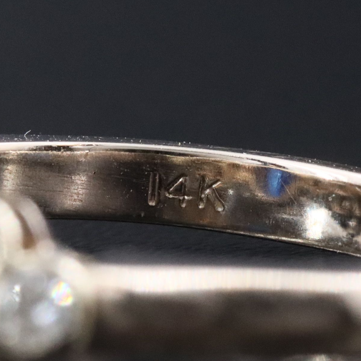 14K 2.16 CT Sapphire and Diamond Ring