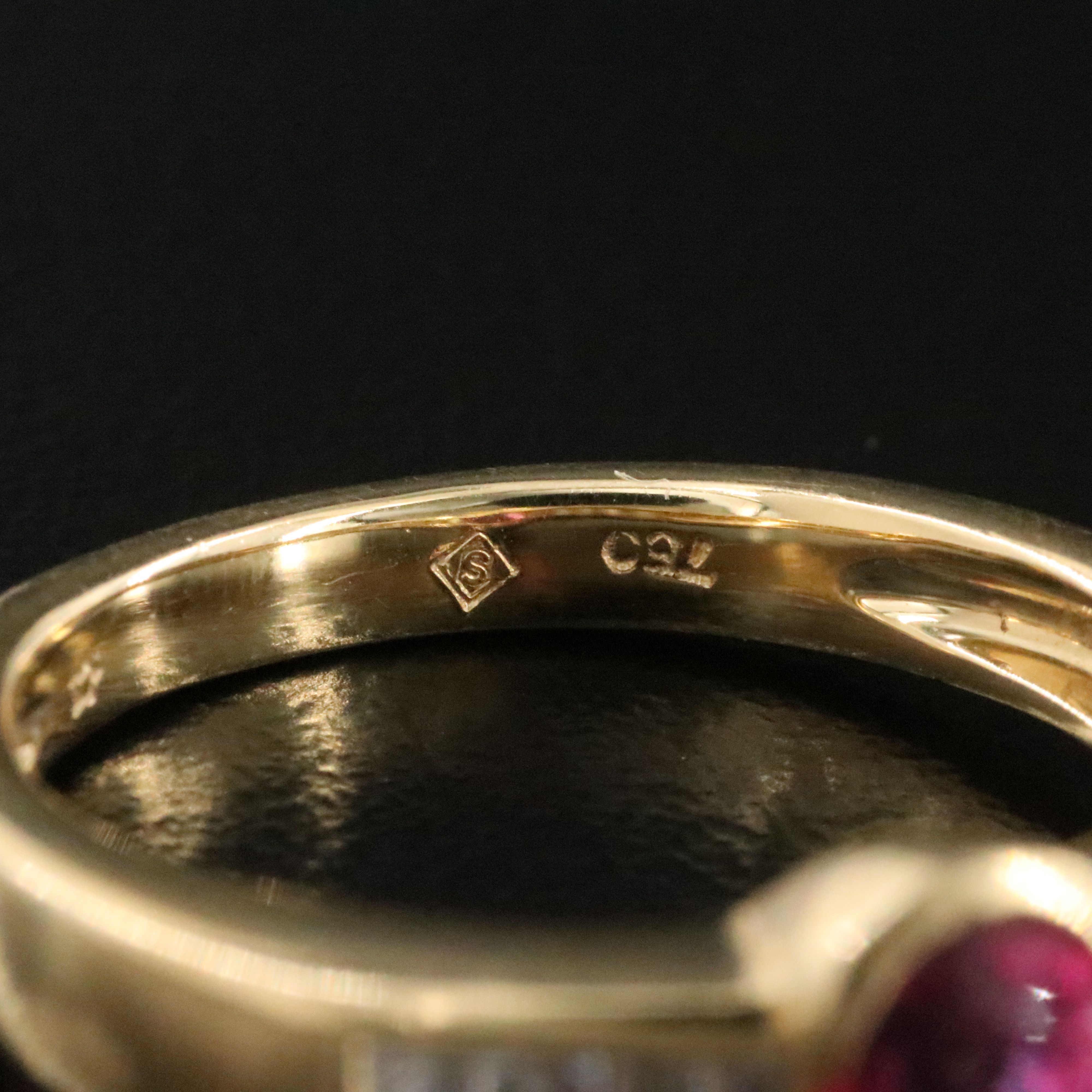 H Stern 18K Pink Tourmaline and Diamond Ring