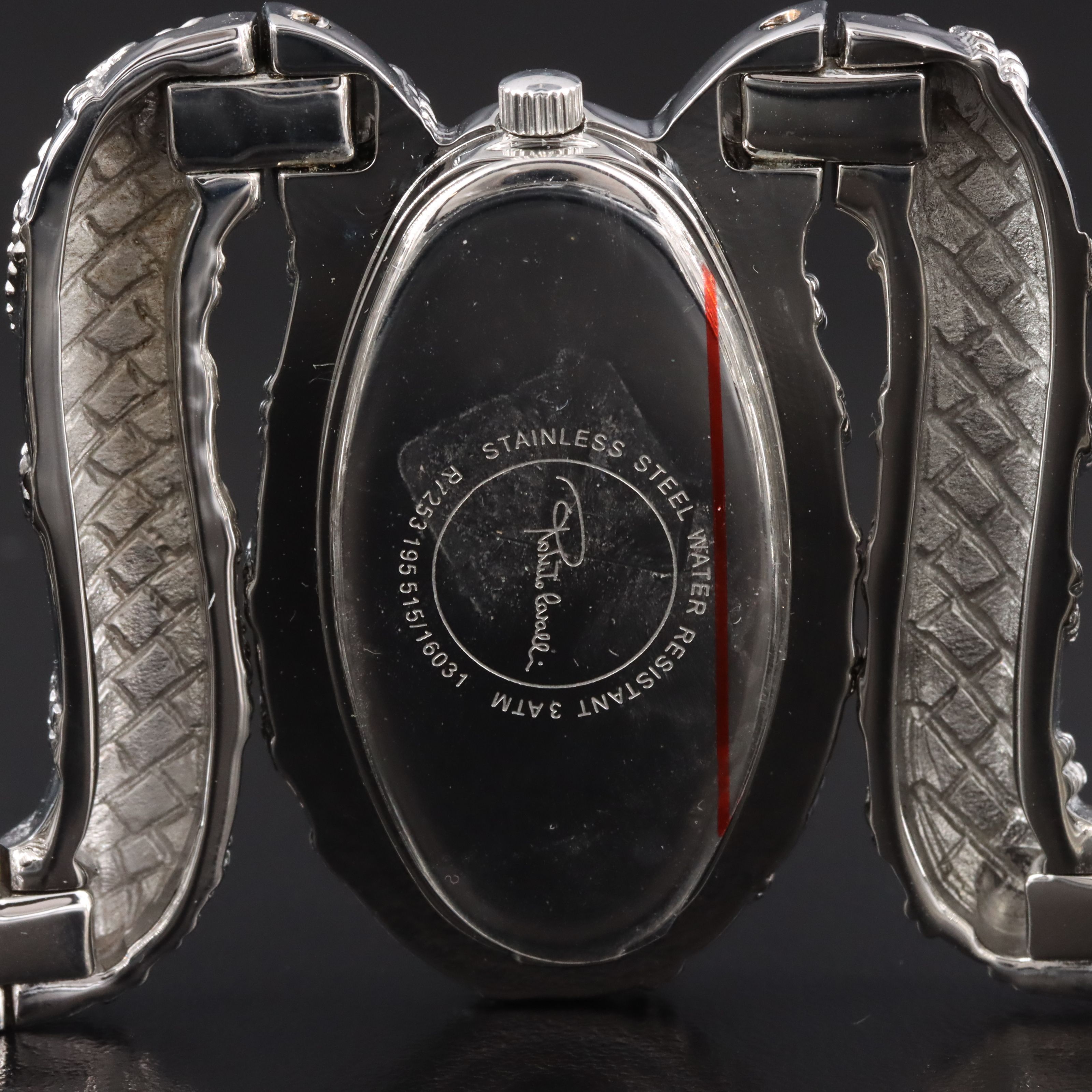 Roberto Cavalli Cleopatra Stainles Steel Silver Tone Watch