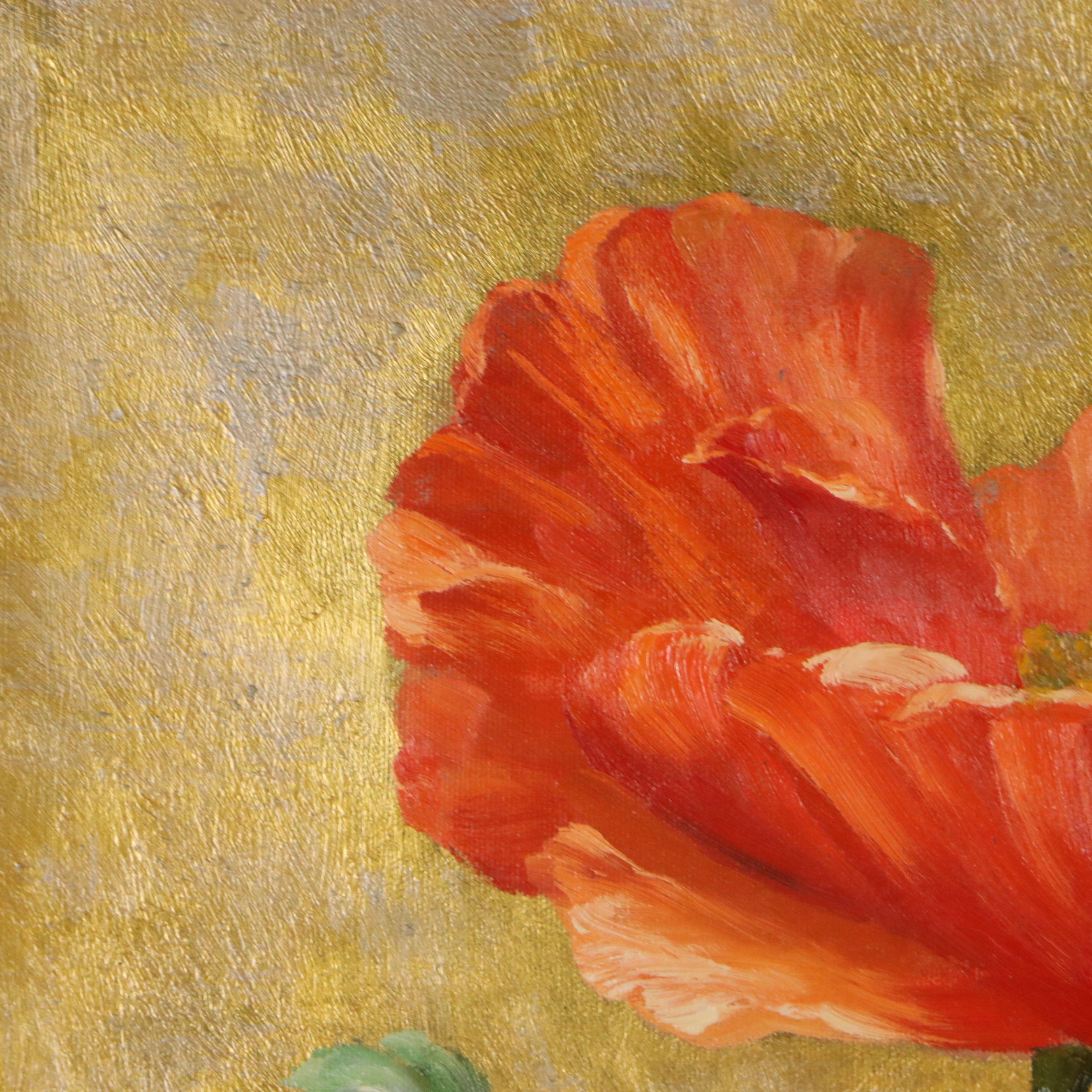Dekai Floral Oil Painting of Poppies, Circa 2026