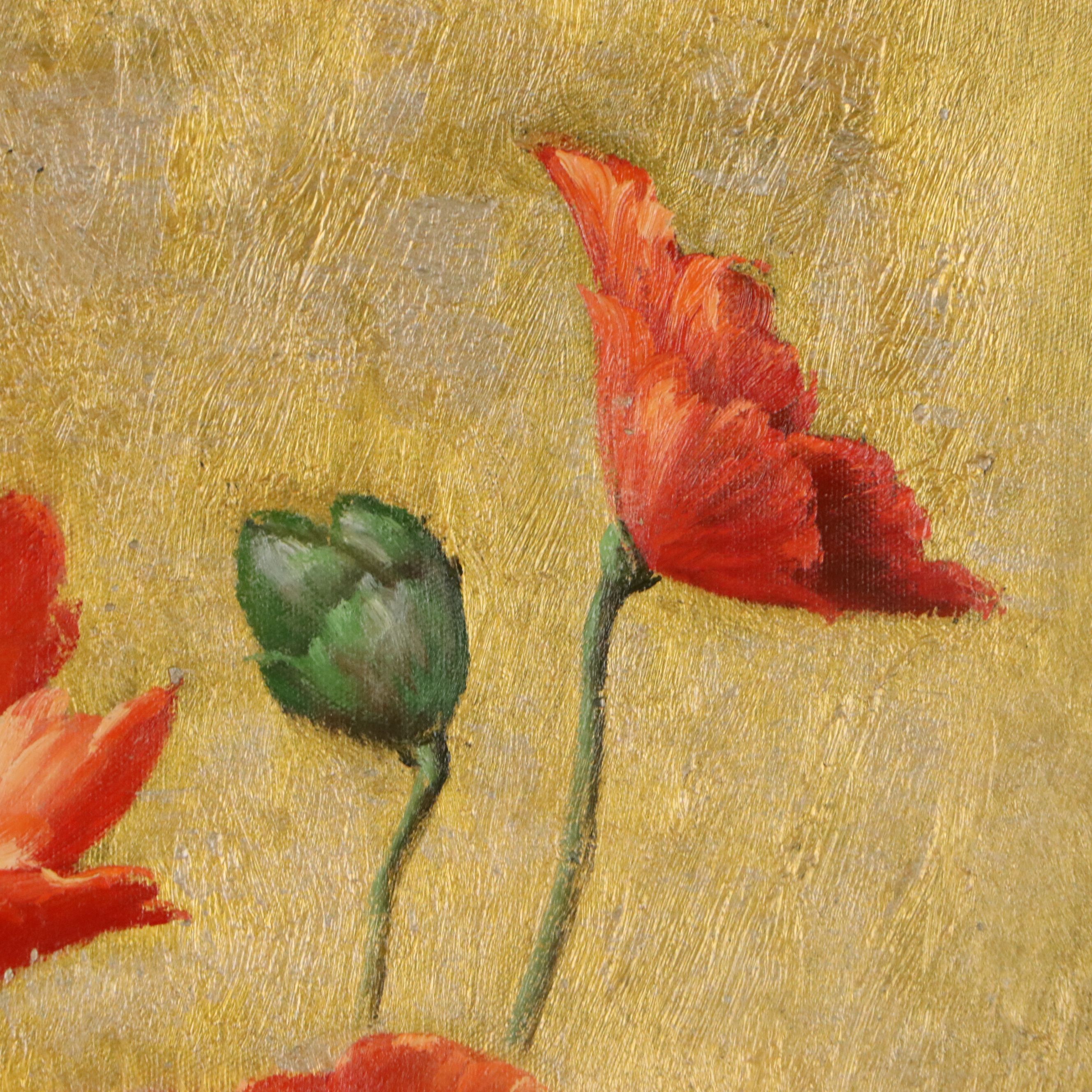 Dekai Floral Oil Painting of Poppies, Circa 2026