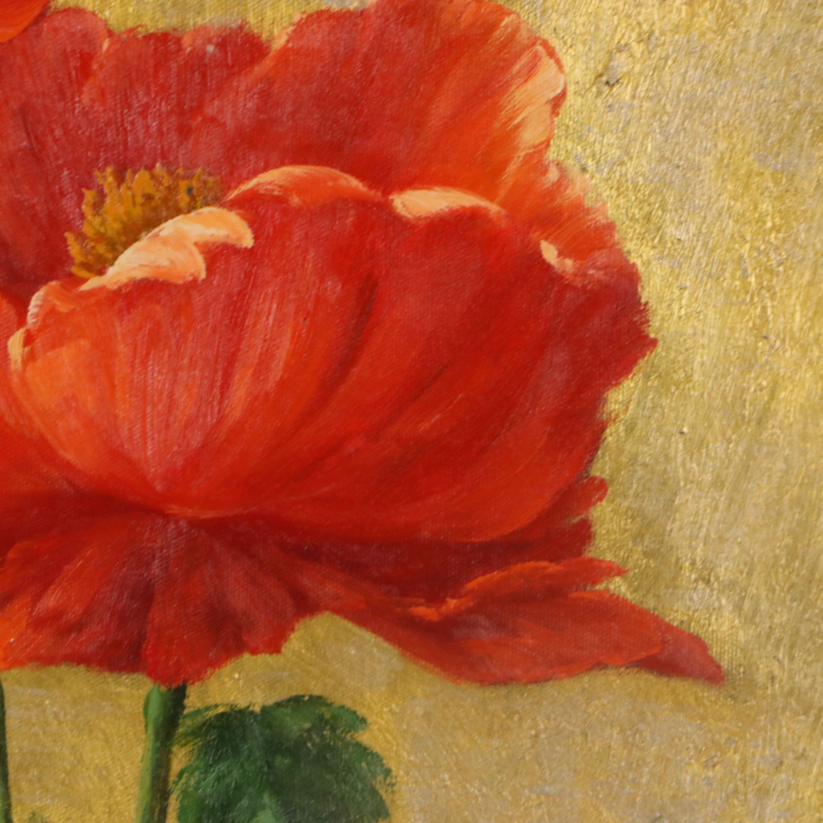 Dekai Floral Oil Painting of Poppies, Circa 2026