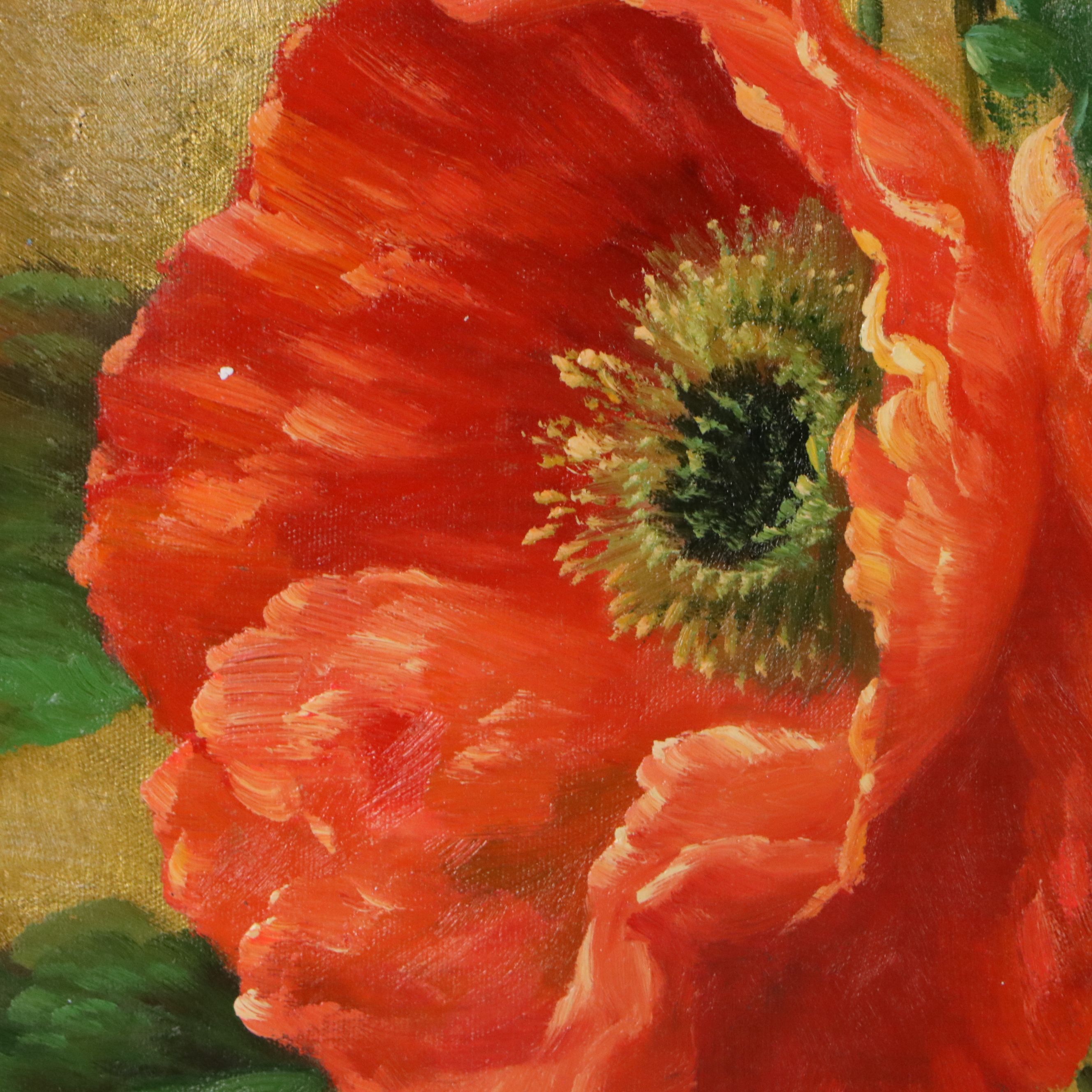 Dekai Floral Oil Painting of Poppies, Circa 2026