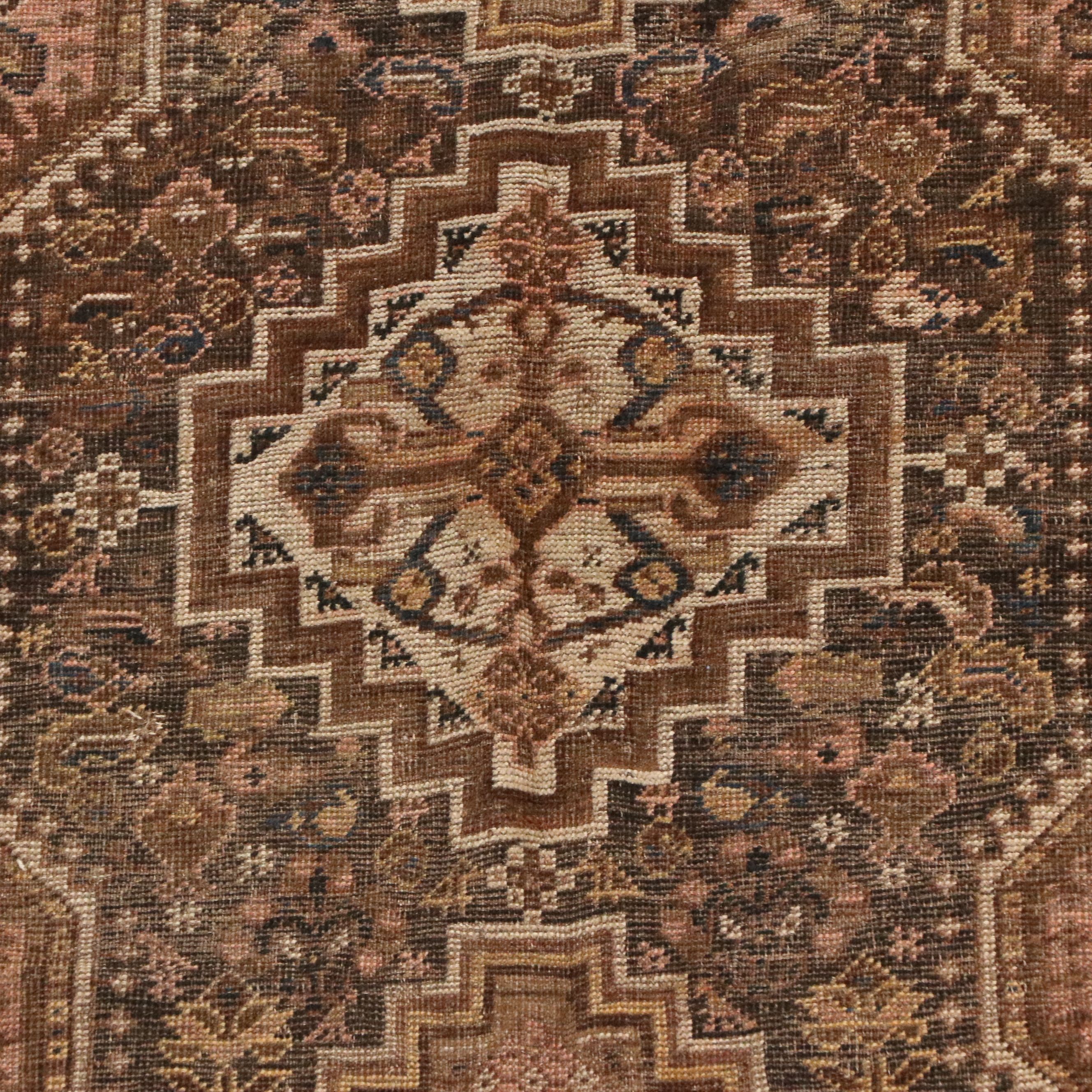 4'11 x 6'6 Hand-Knotted Caucasian Shirvan Area Rug
