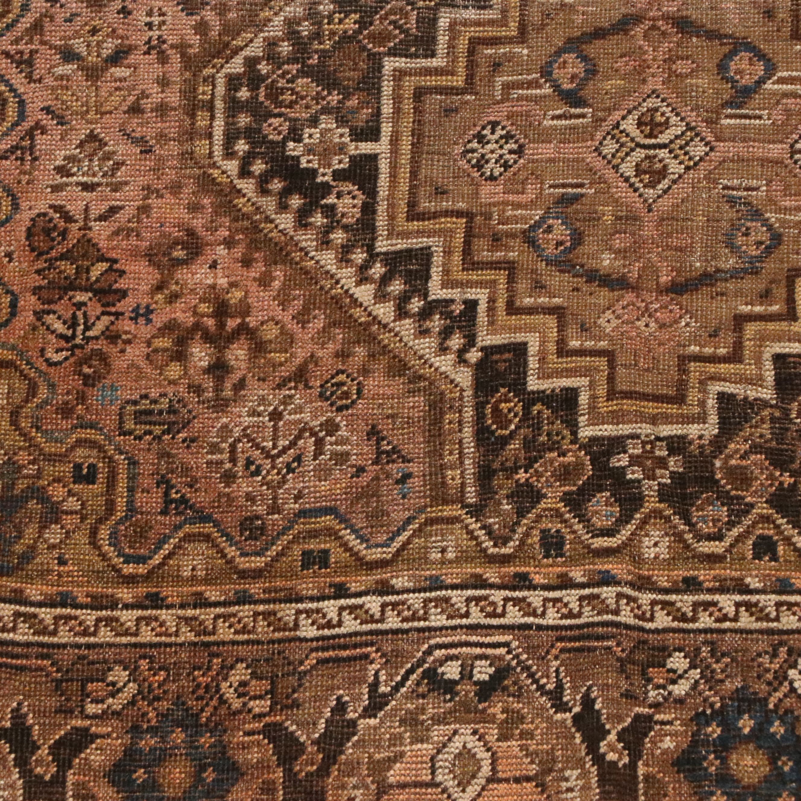 4'11 x 6'6 Hand-Knotted Caucasian Shirvan Area Rug