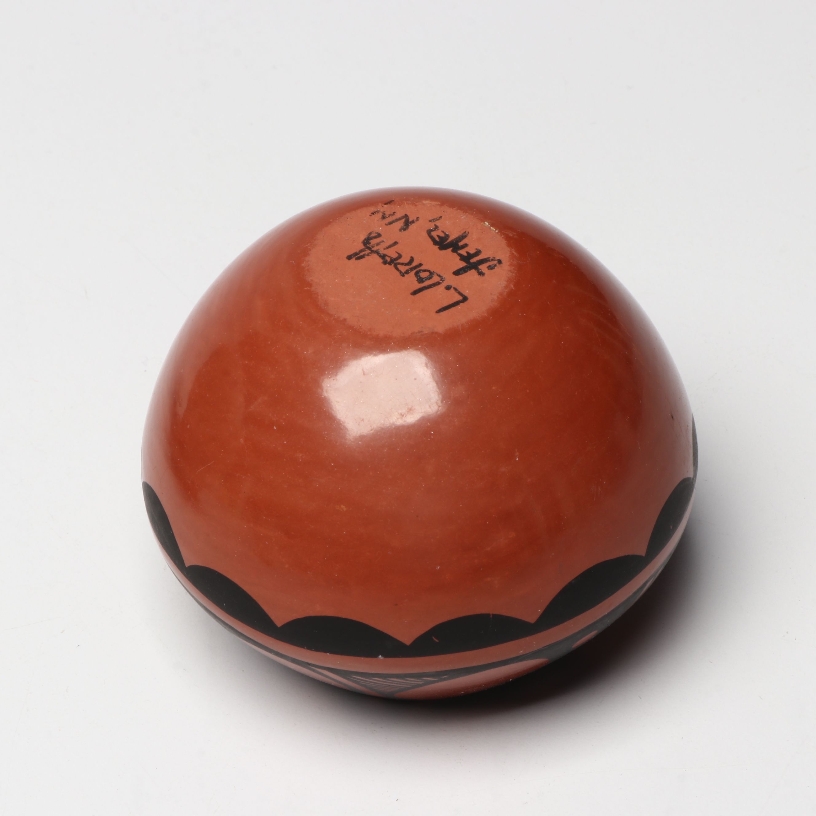 Yolanda Trujillo Seed Pot with Other Acoma and Jemez Pueblo Art Pottery