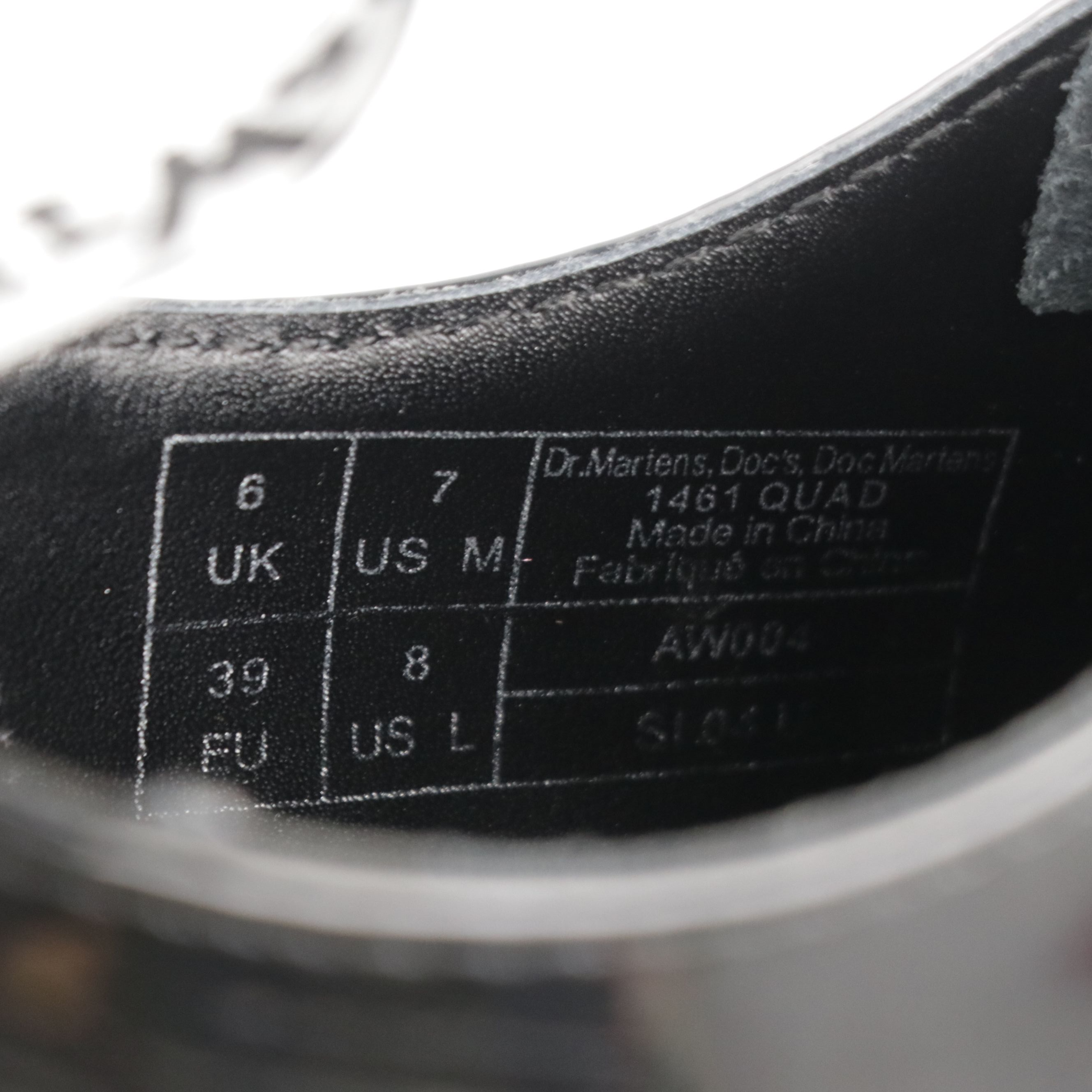 Dr. Martens 1461 Rainbow Patent Leather Platform Shoes