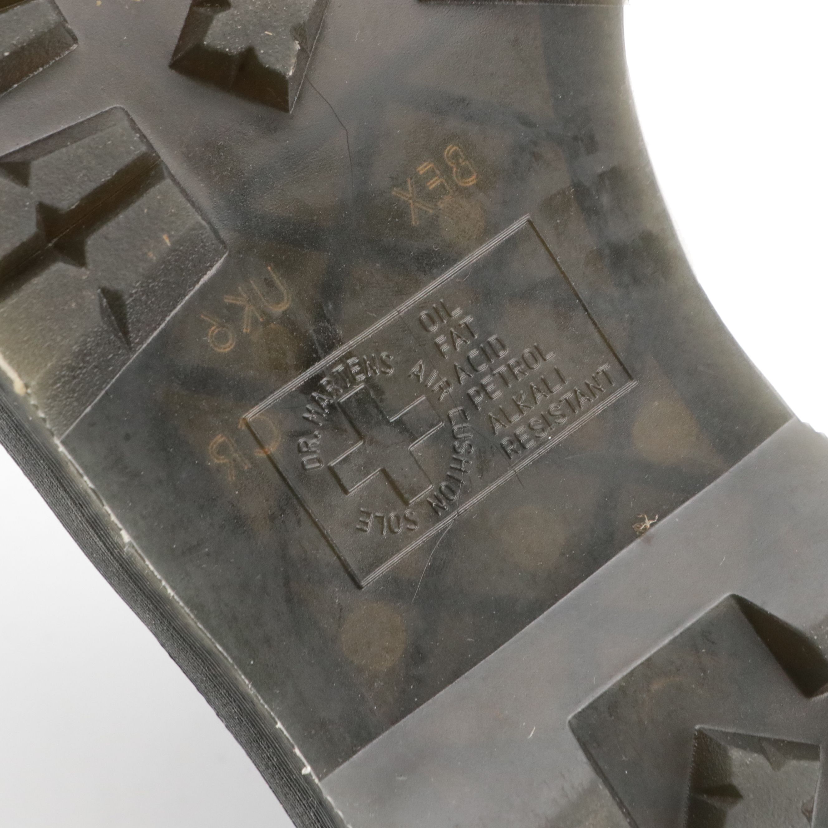 Dr. Martens 1461 Rainbow Patent Leather Platform Shoes