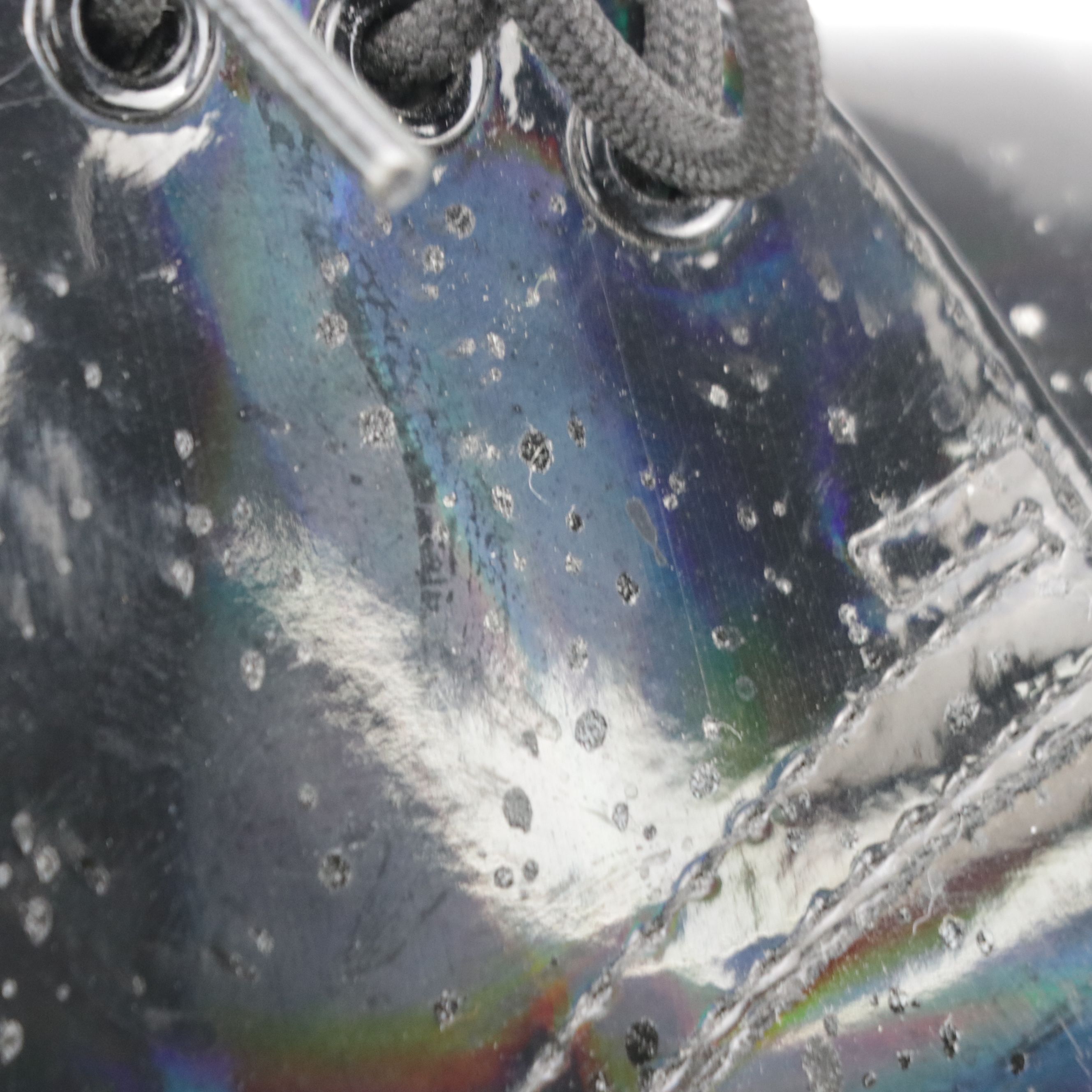 Dr. Martens 1461 Rainbow Patent Leather Platform Shoes