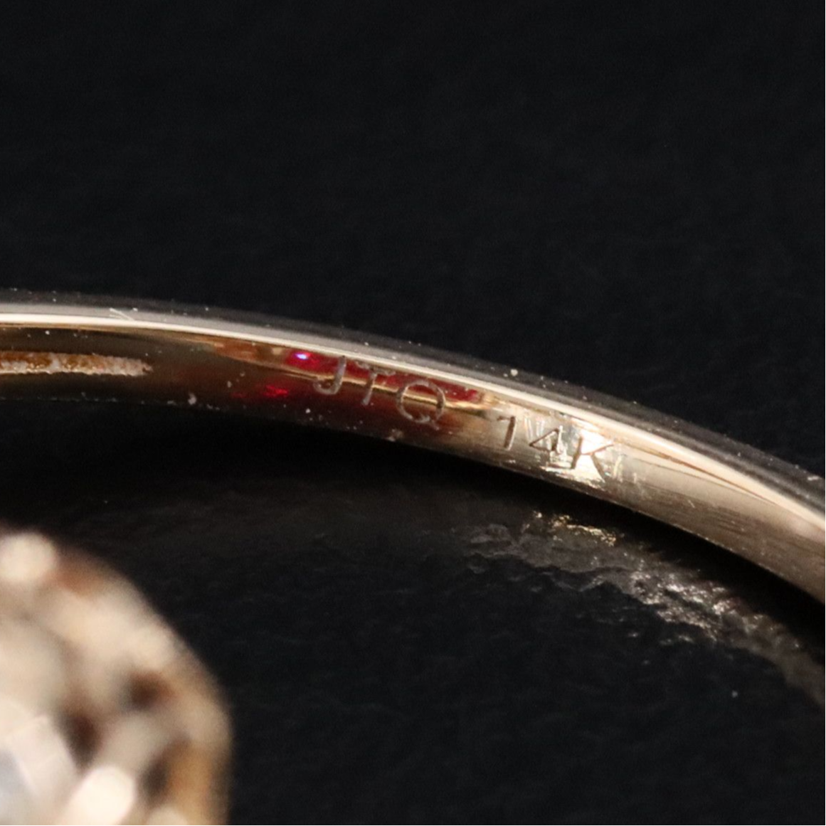 14K 4.46 CT Lab Grown Ruby and Moissanite Halo Ring