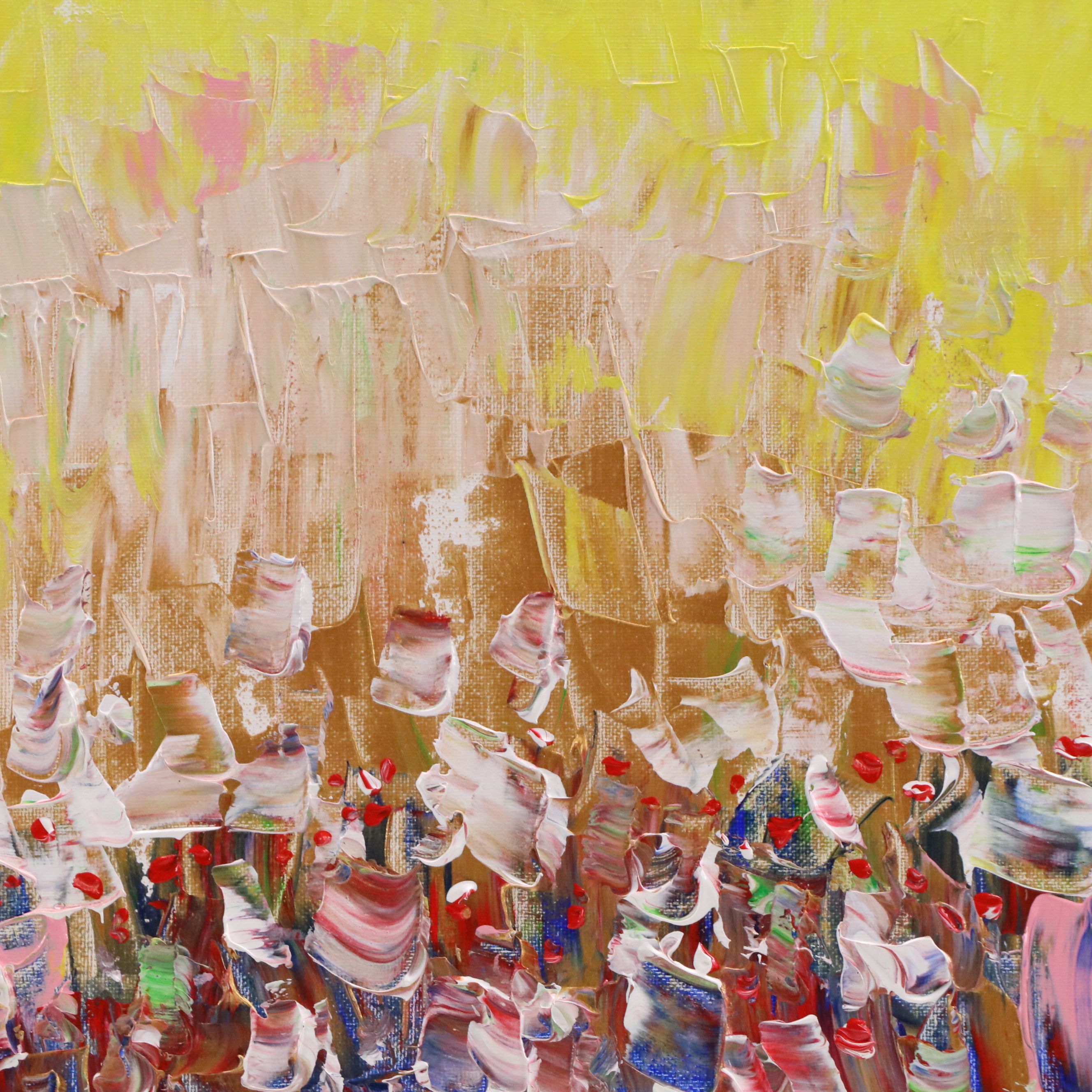 Saul Gefen Abstract Acrylic Painting, 2026