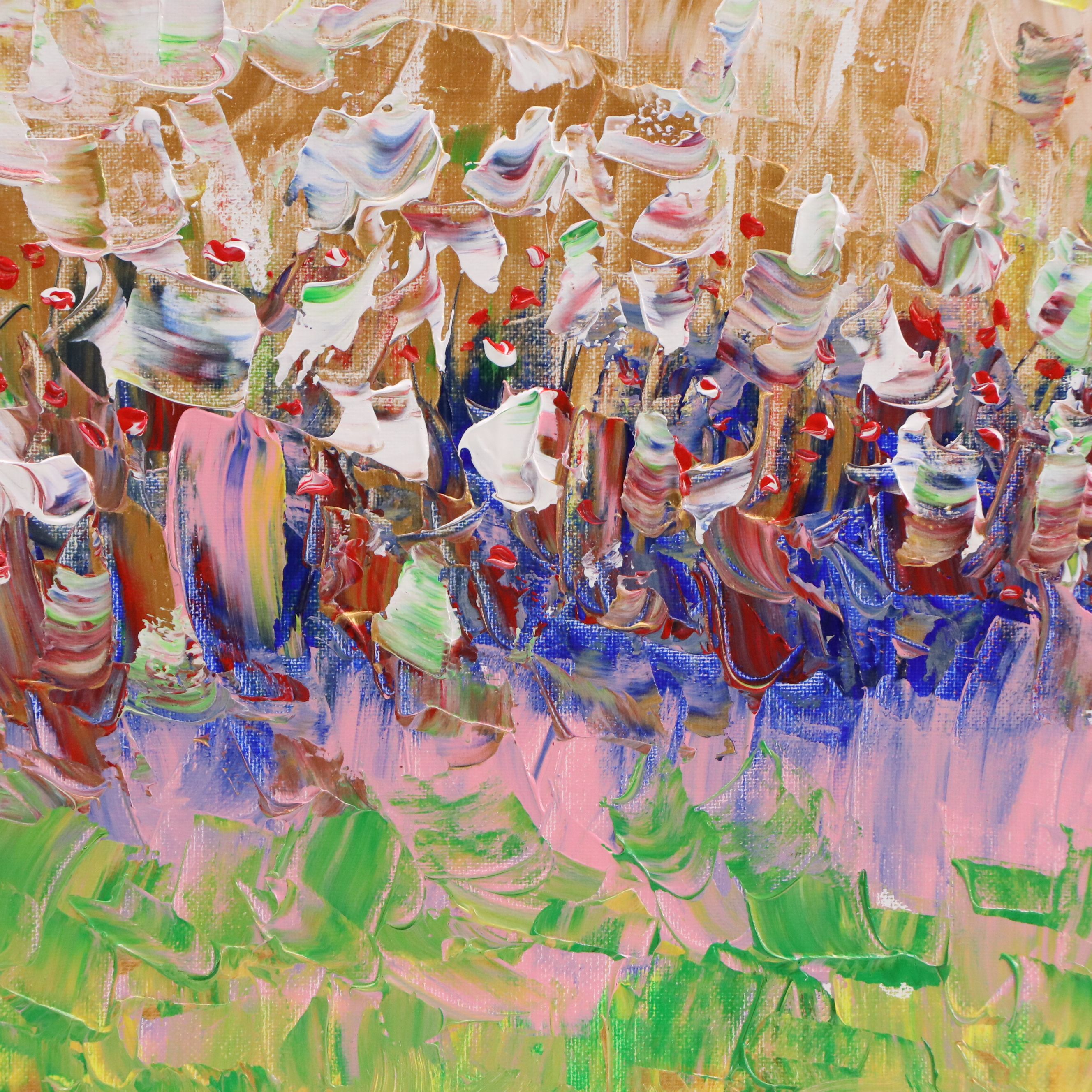 Saul Gefen Abstract Acrylic Painting, 2026