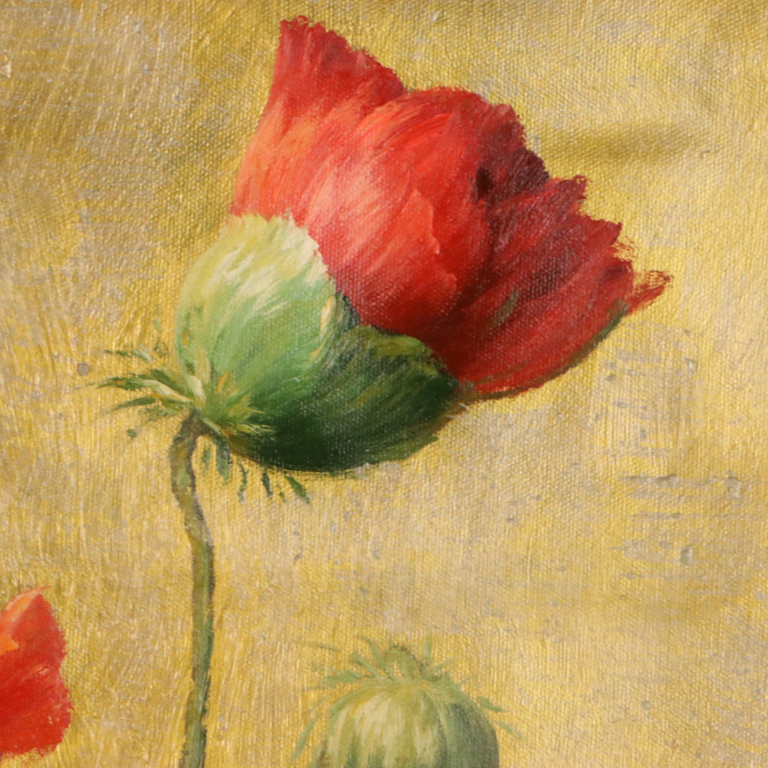 Dekai Floral Oil Painting of Poppies, Circa 2026