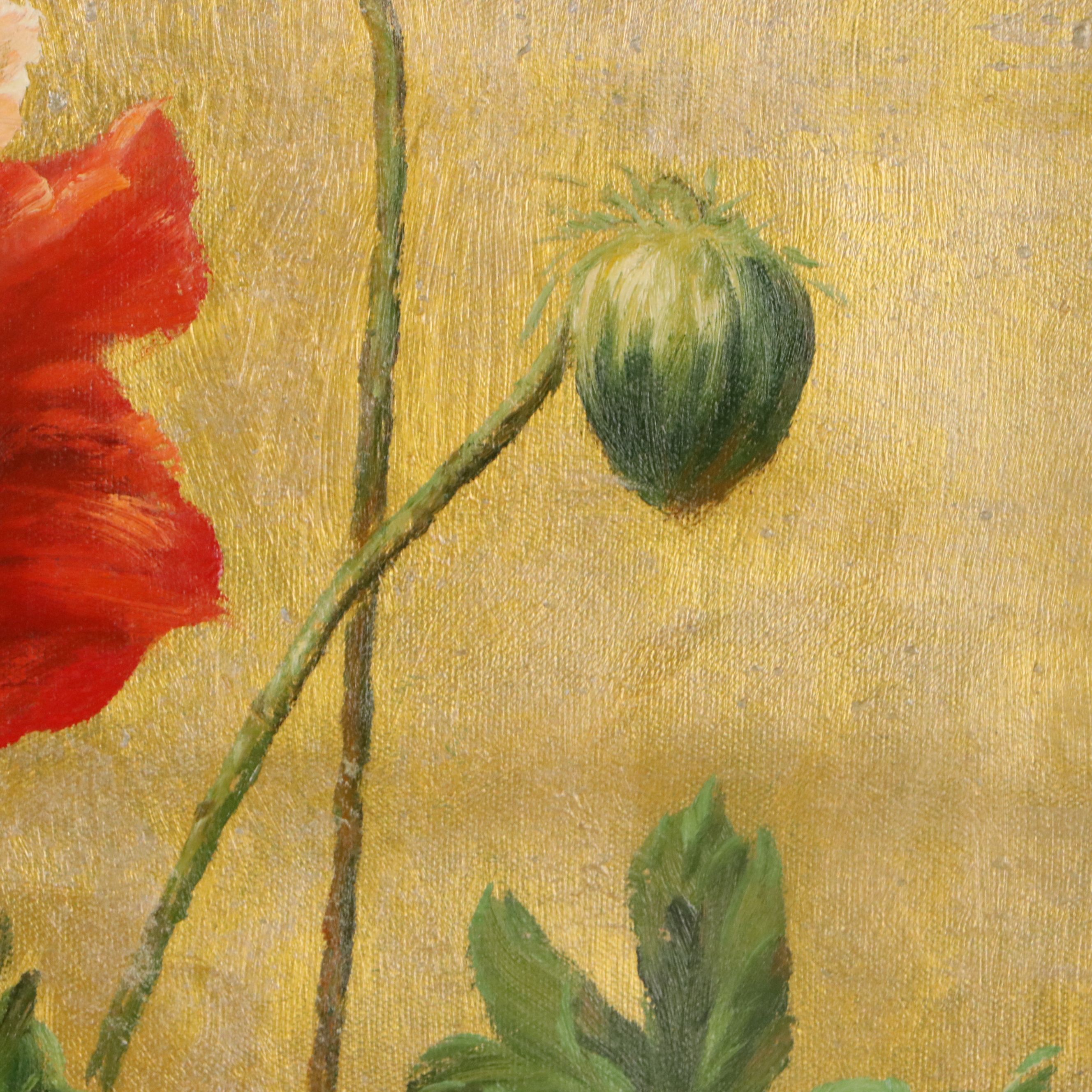 Dekai Floral Oil Painting of Poppies, Circa 2026