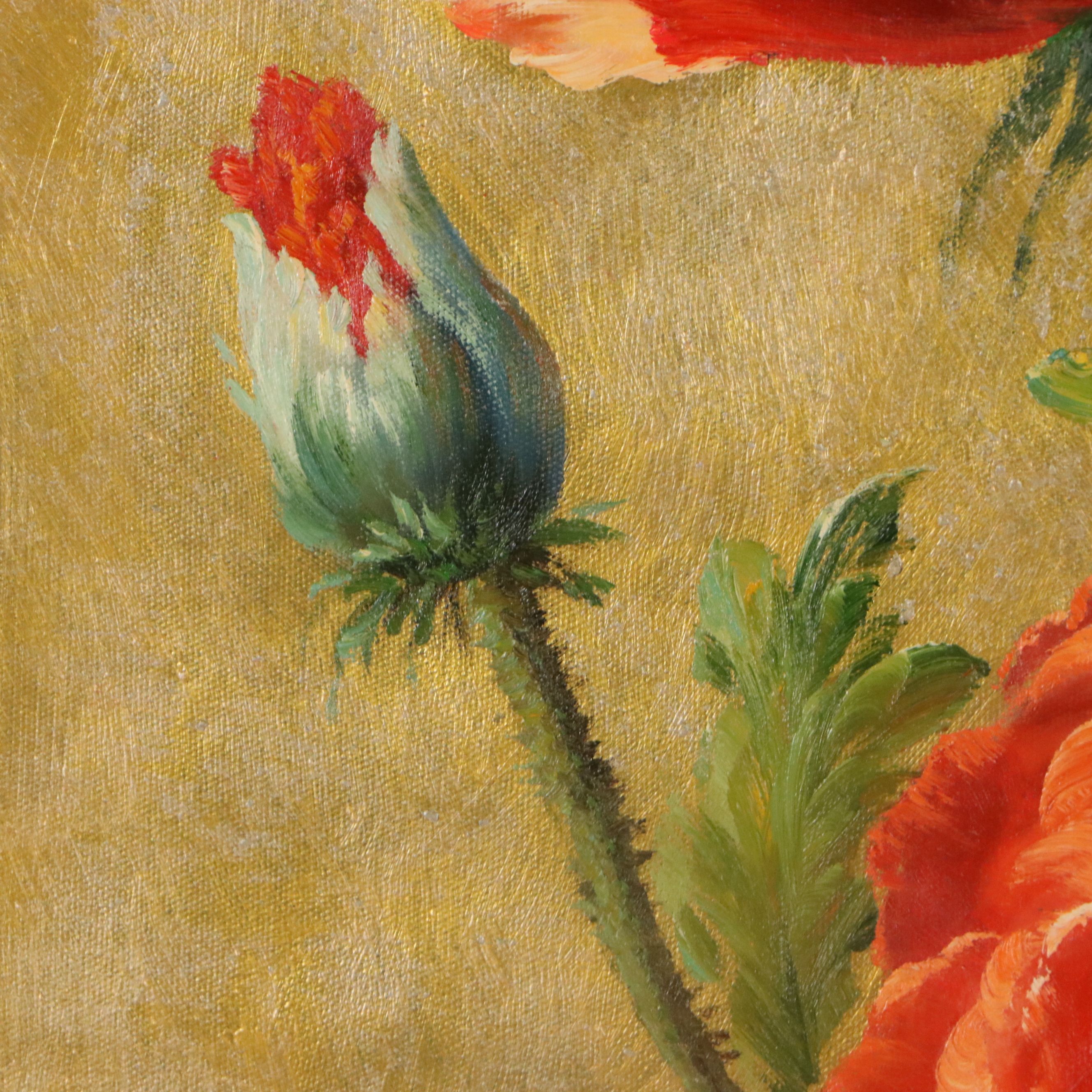 Dekai Floral Oil Painting of Poppies, Circa 2026