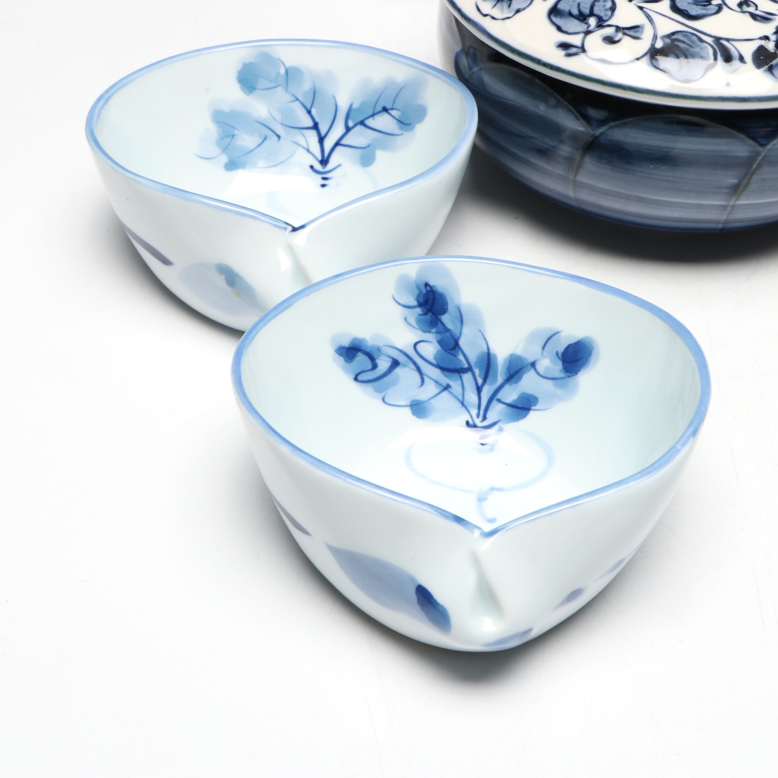 Japanese Arita Ware Porcelain Jar, Bowls, Handled Ashtray and More