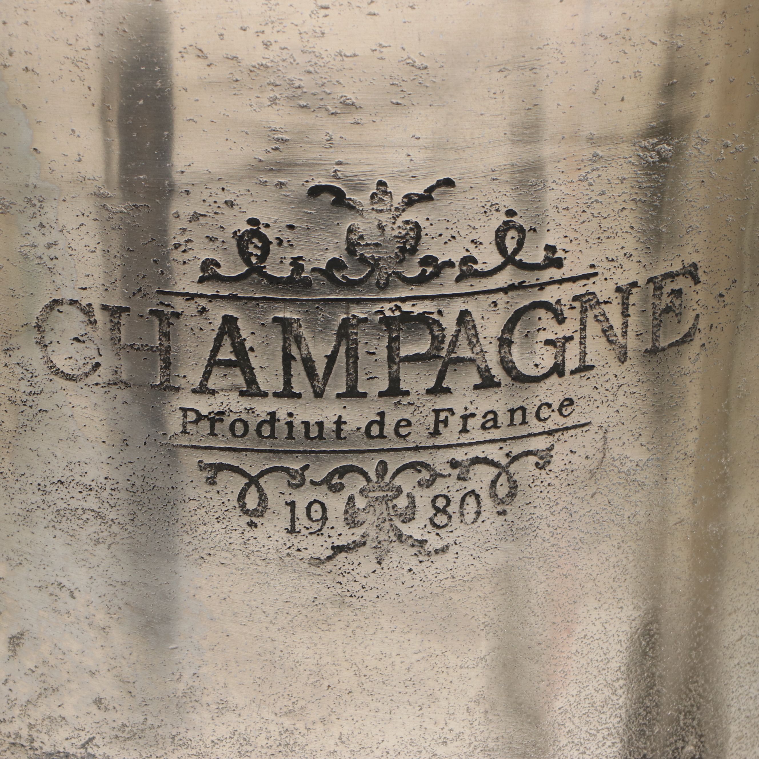 Metal "Prodiut de France" Champagne Bucket