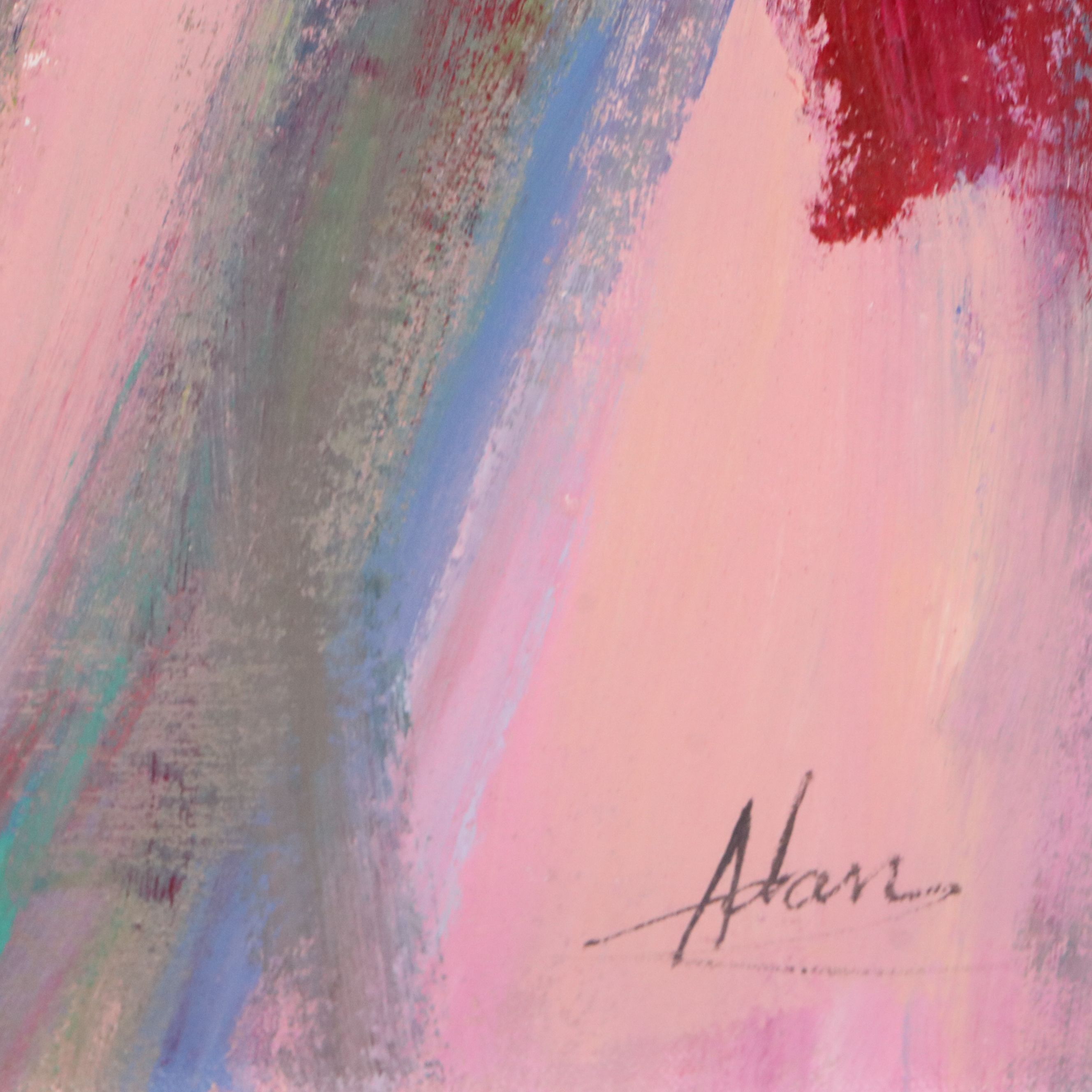 Abstract Oil Painting "Love," Circa 2026