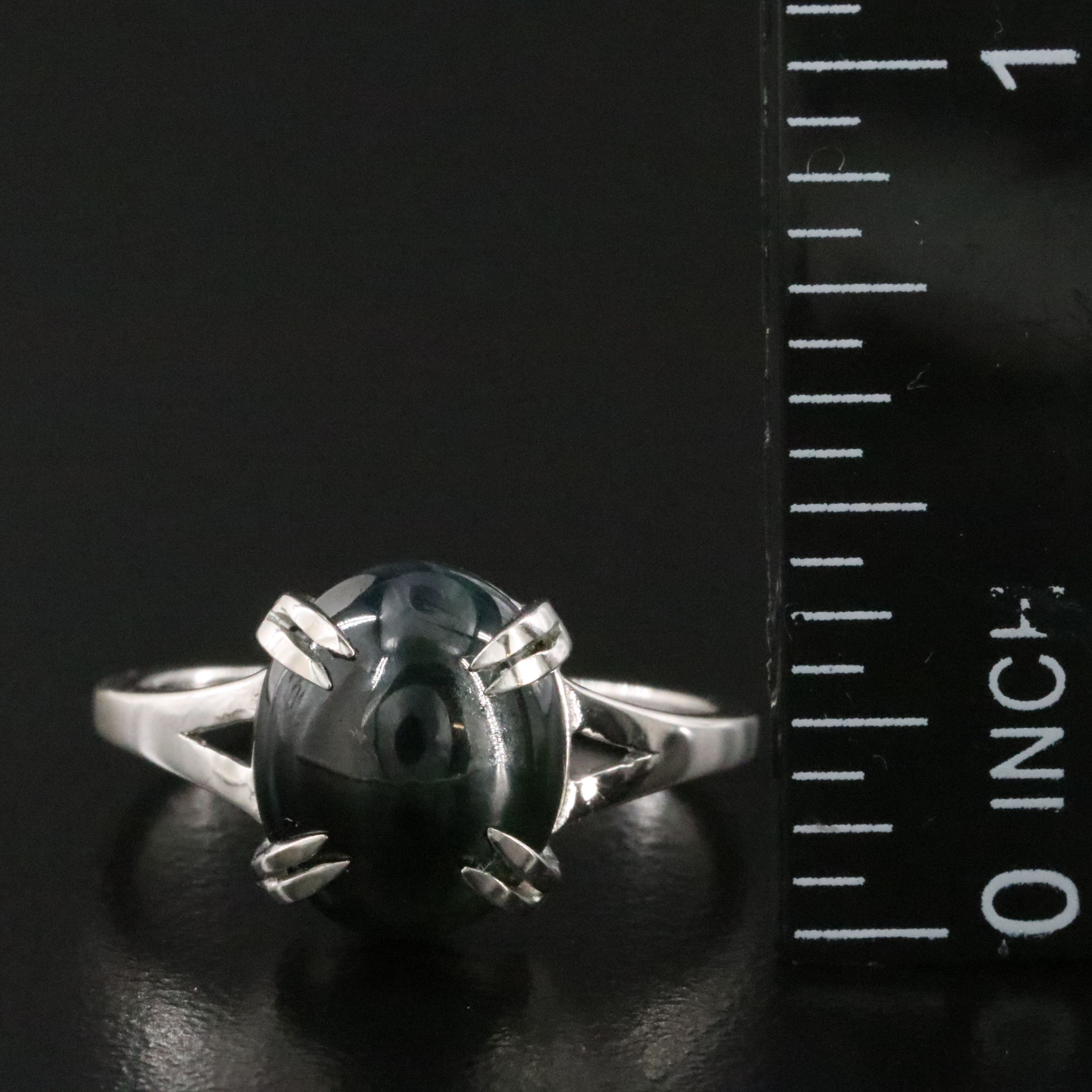 Platinum 6.07 CT Sapphire Ring