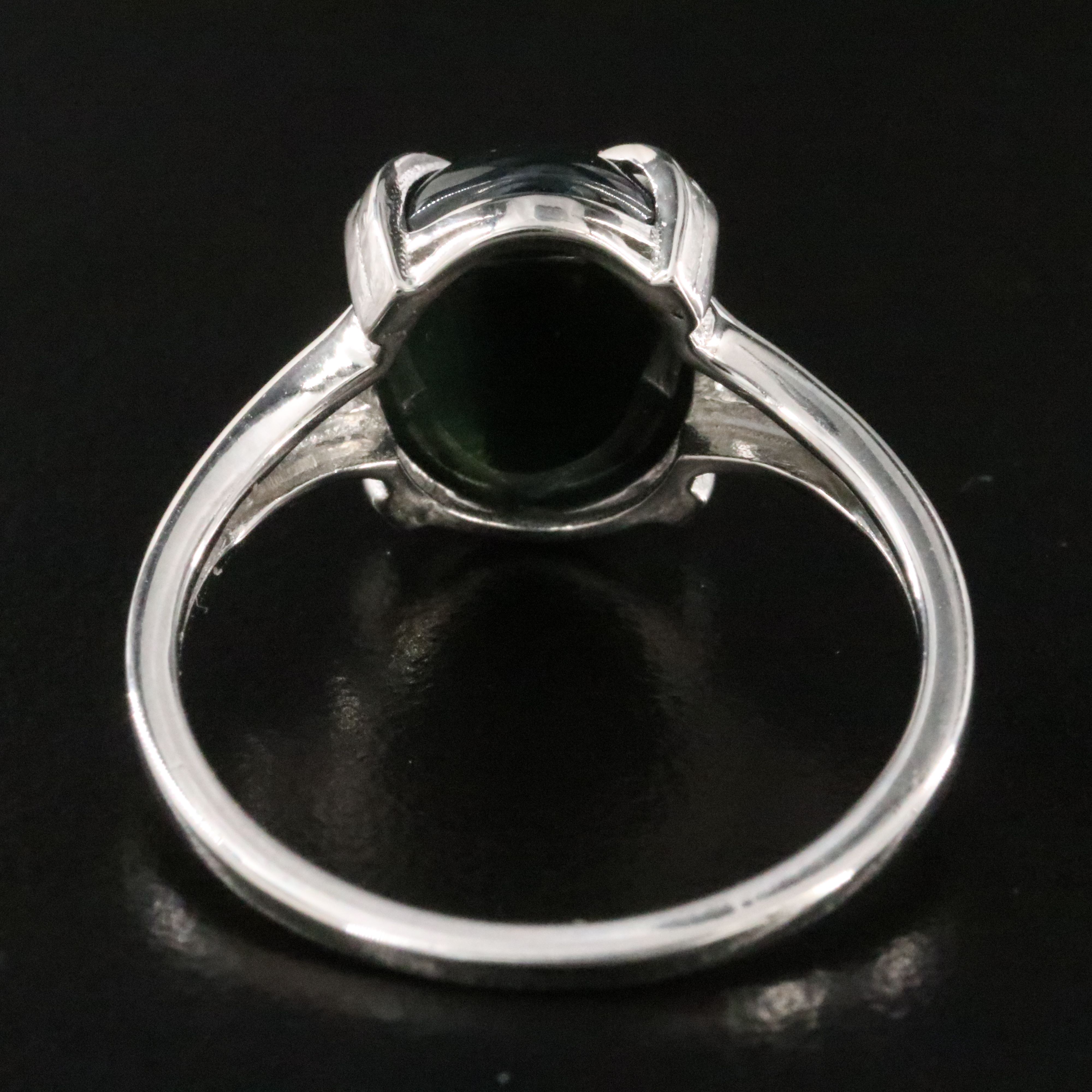 Platinum 6.07 CT Sapphire Ring