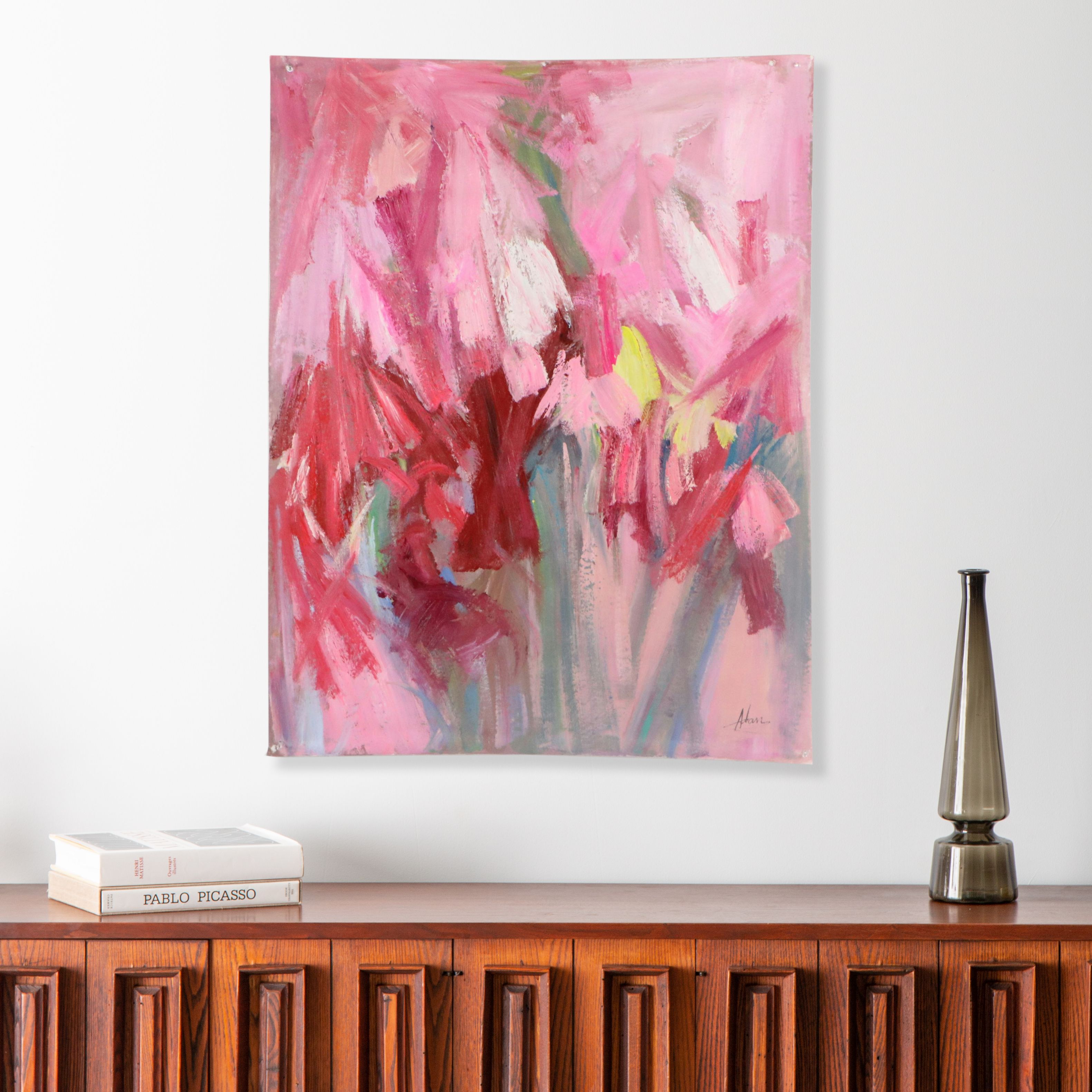 Abstract Oil Painting "Love," Circa 2026