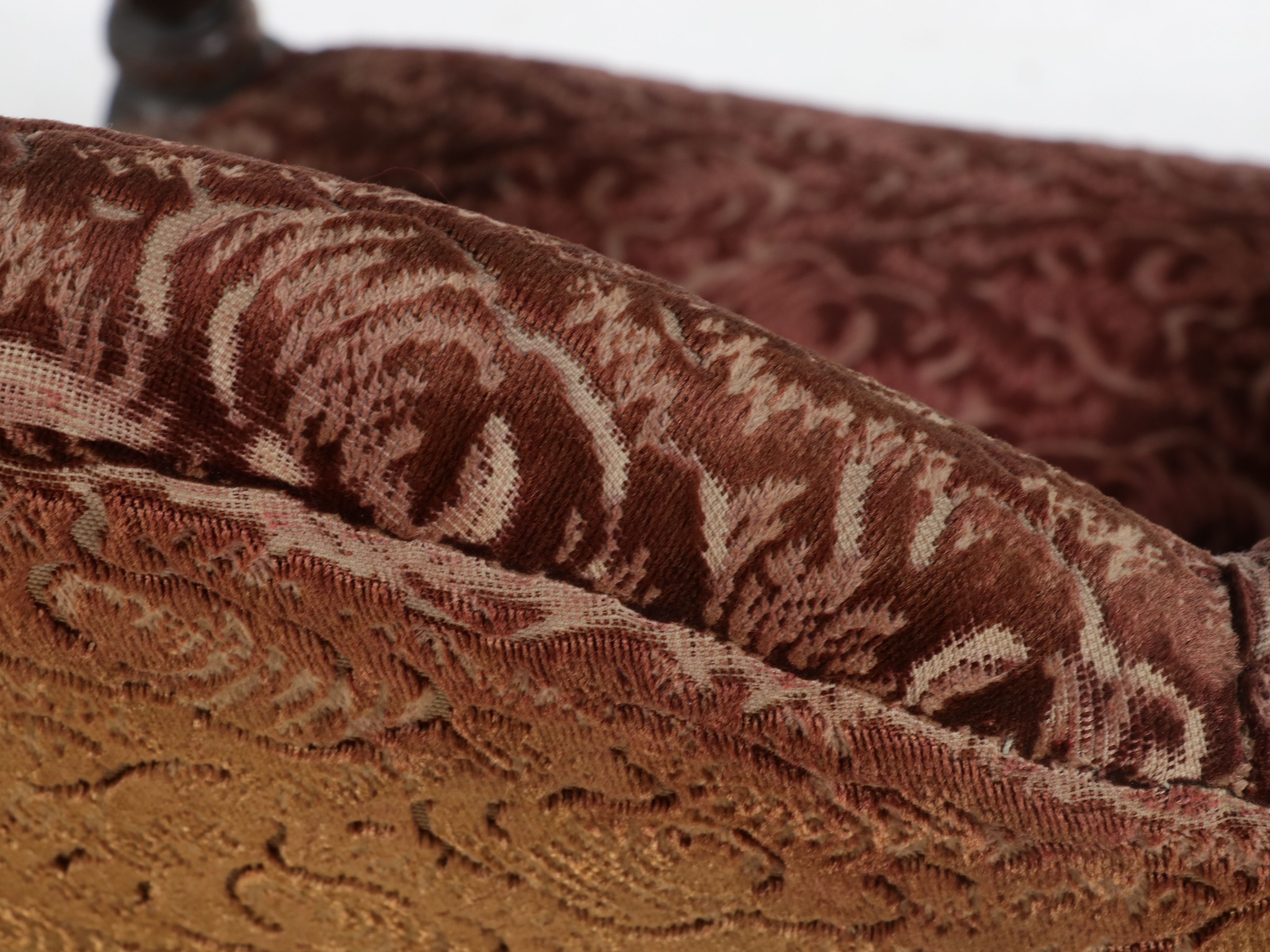 Victorian Carved Walnut Rocking Chair, Late 19th Century