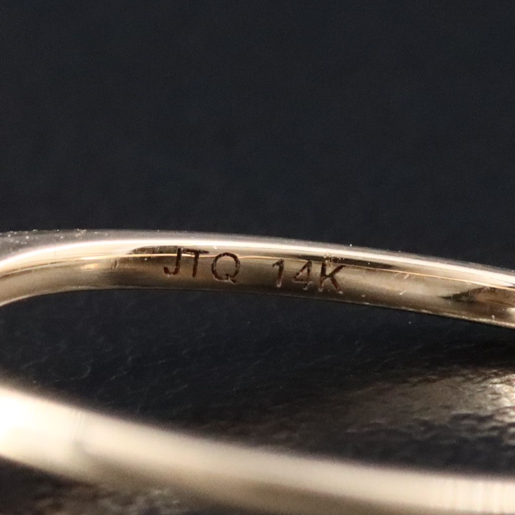 14K 1.85 CT Lab Grown Ruby and Moissanite Bypass Ring