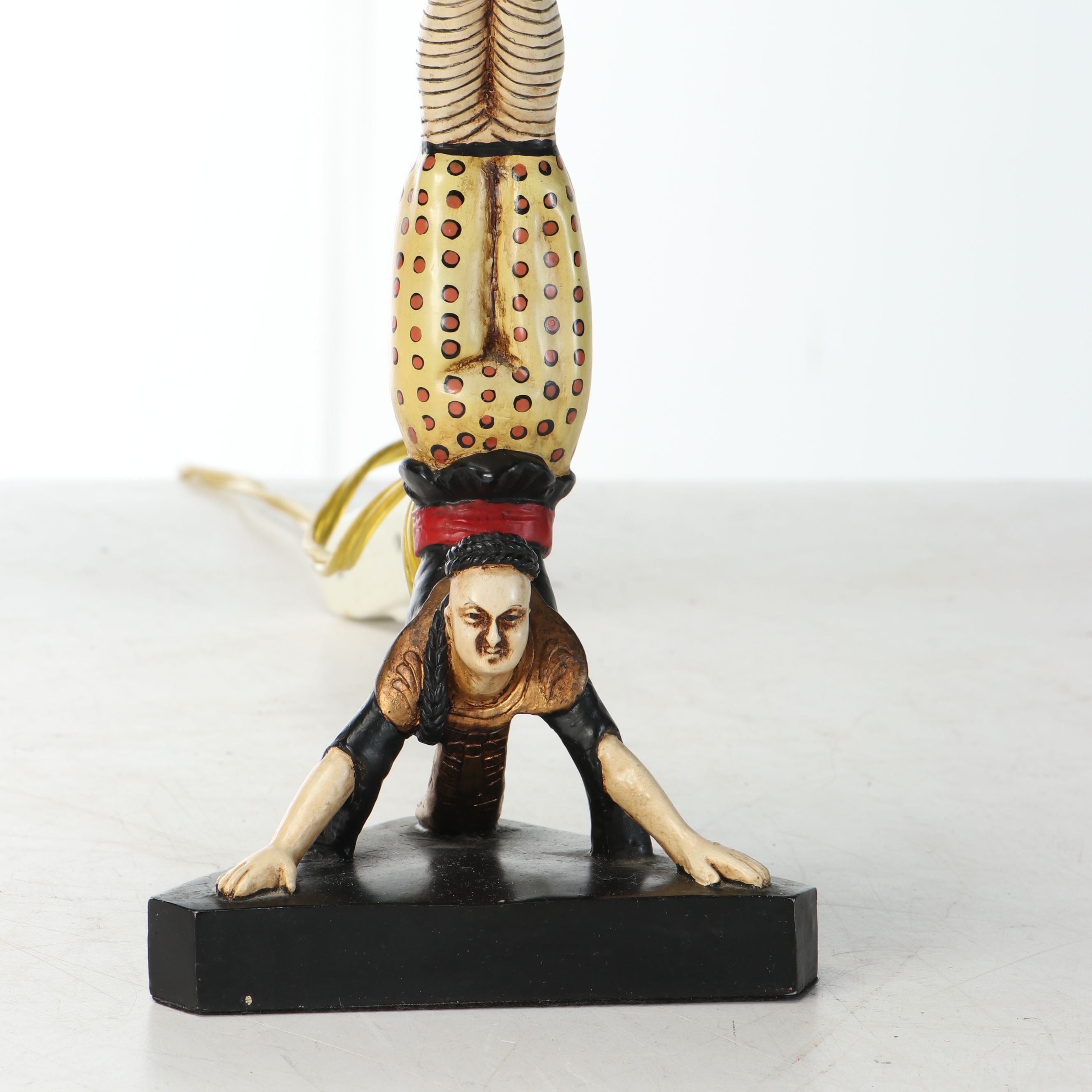 Chinese Acrobat Figural Accent Light