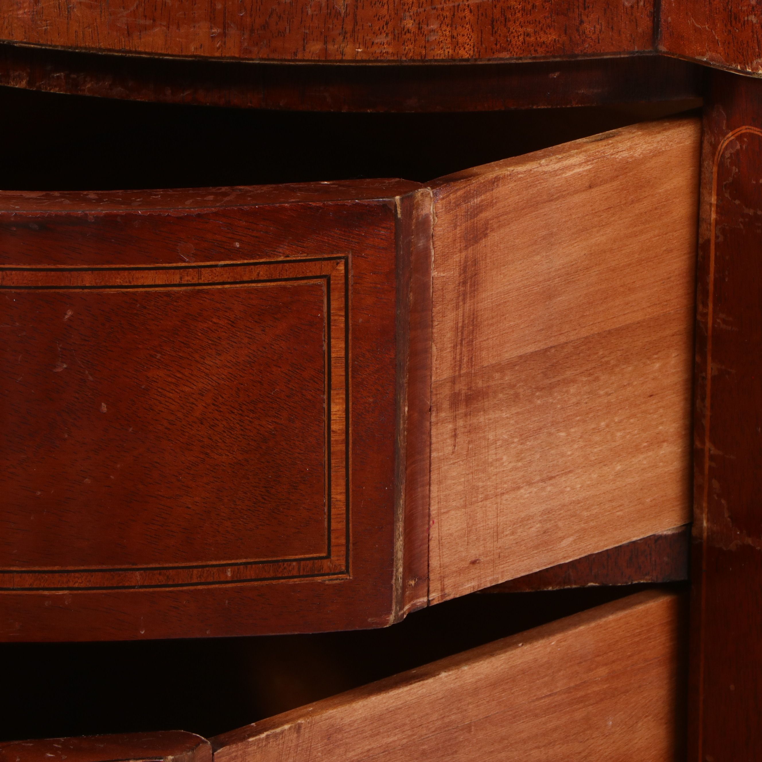 Irwin Furniture Pendleton Collection Hepplewhite Style Mahogany Sideboard