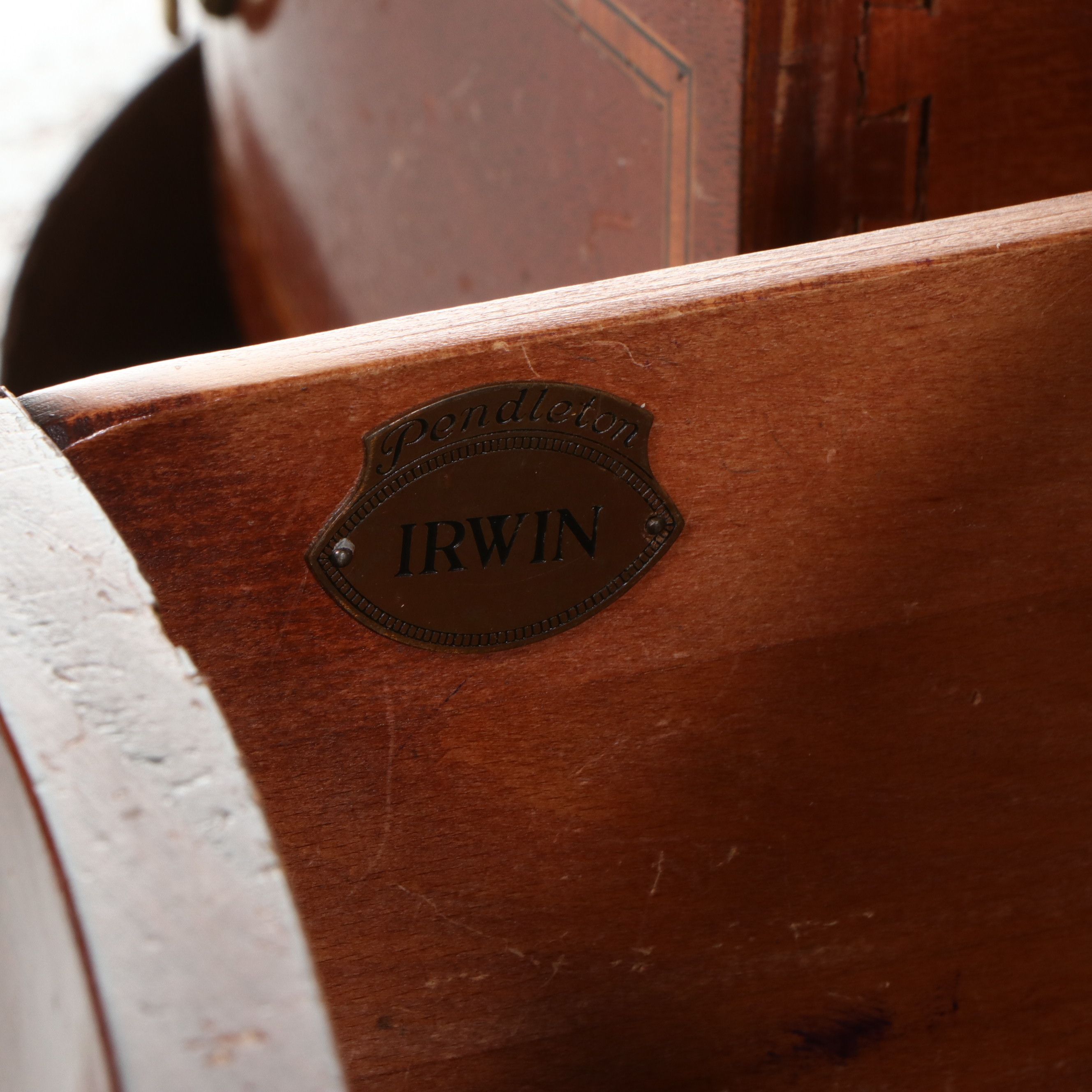 Irwin Furniture Pendleton Collection Hepplewhite Style Mahogany Sideboard