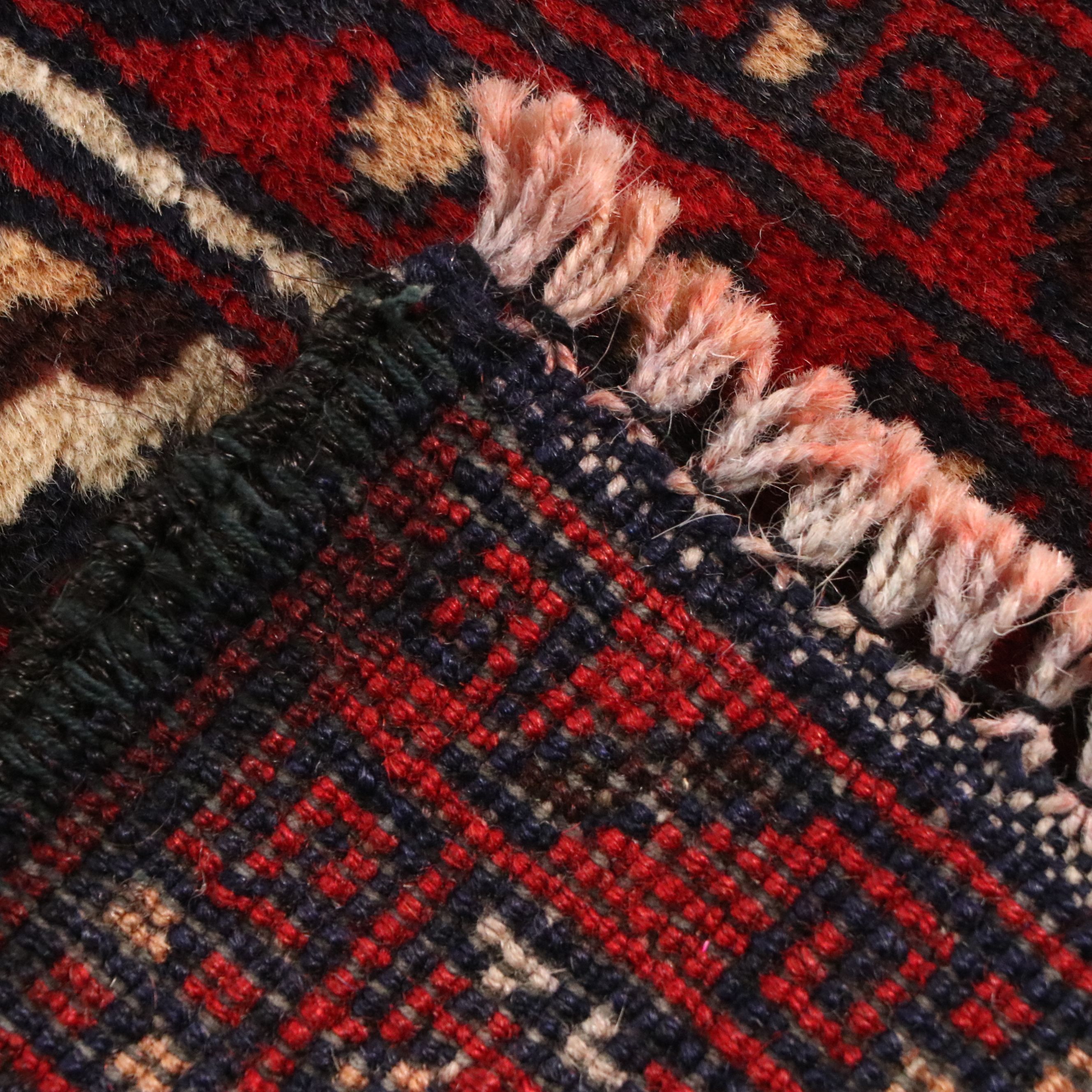 3' x 4'9 Hand-Knotted Afghan Baluch Prayer Rug