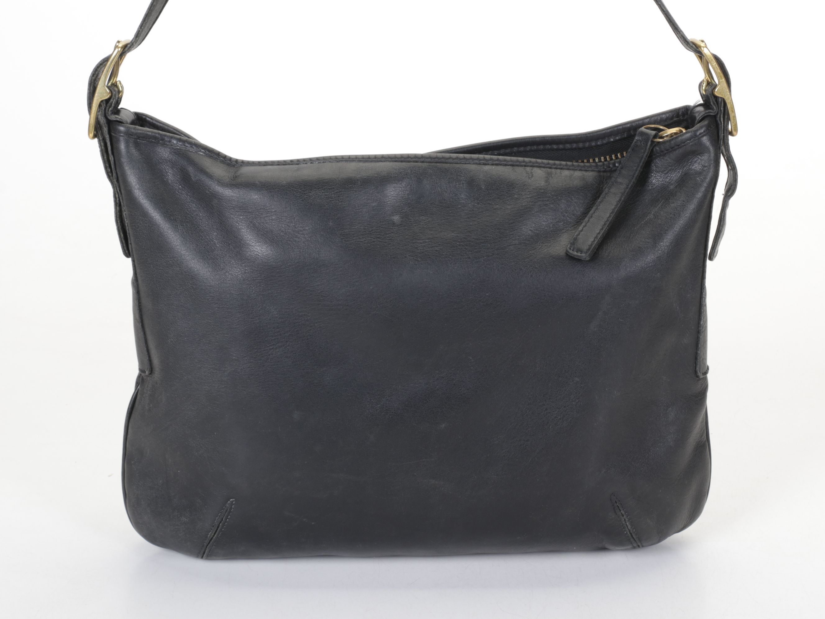 Coach Legacy East Black Leather Medium Hobo Shoulder Bag