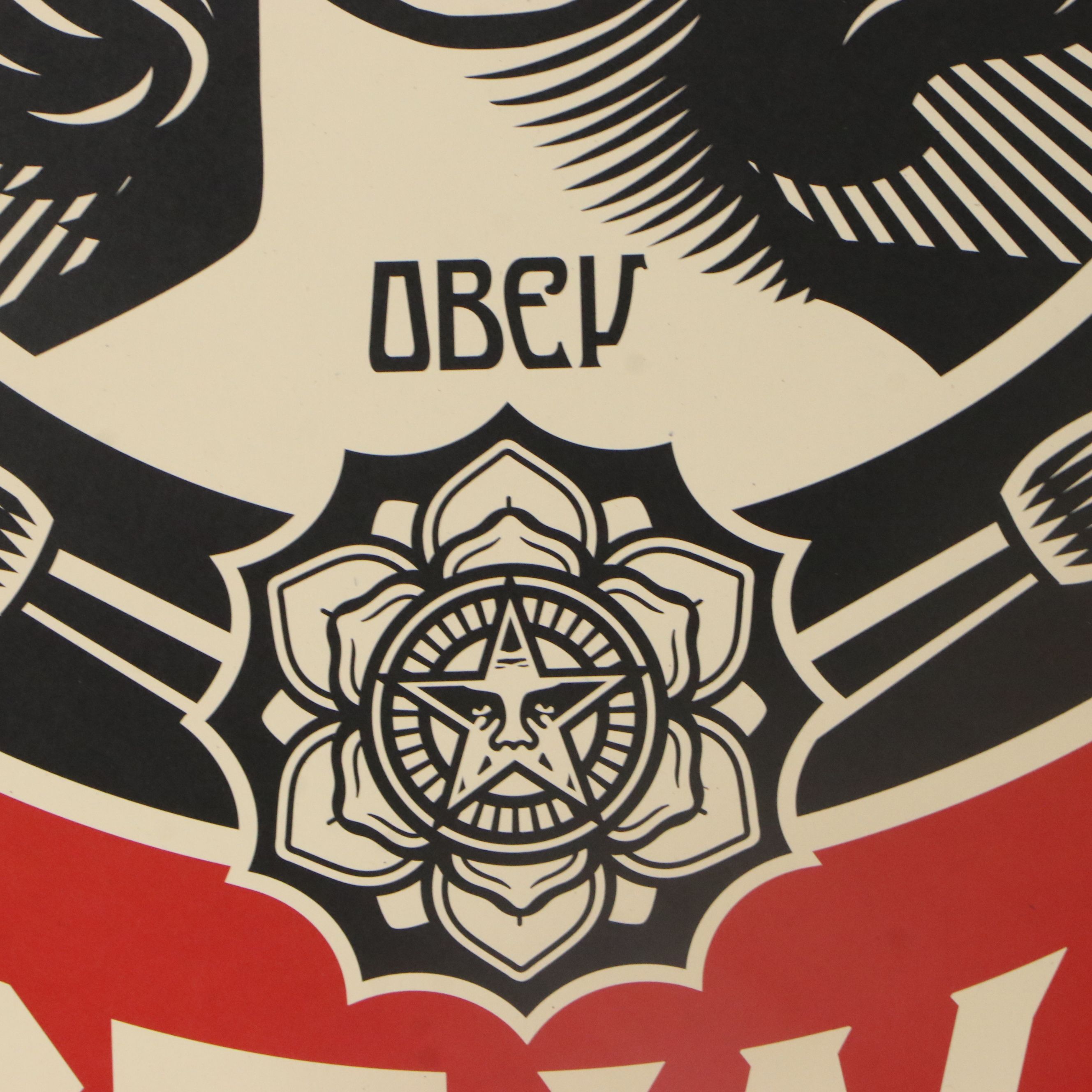 Shepard Fairey "Make Art Not War" Offset Lithograph, 2018