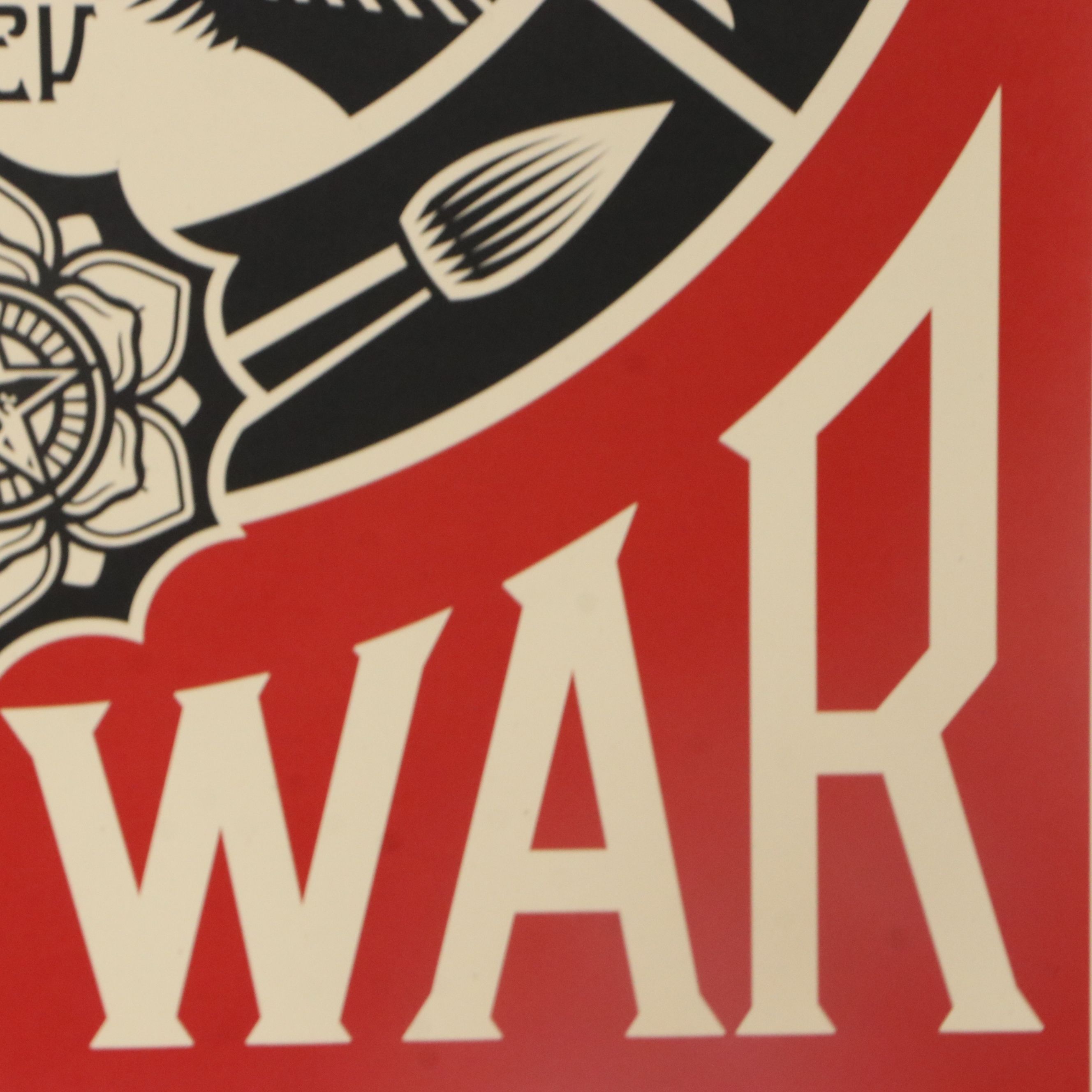 Shepard Fairey "Make Art Not War" Offset Lithograph, 2018