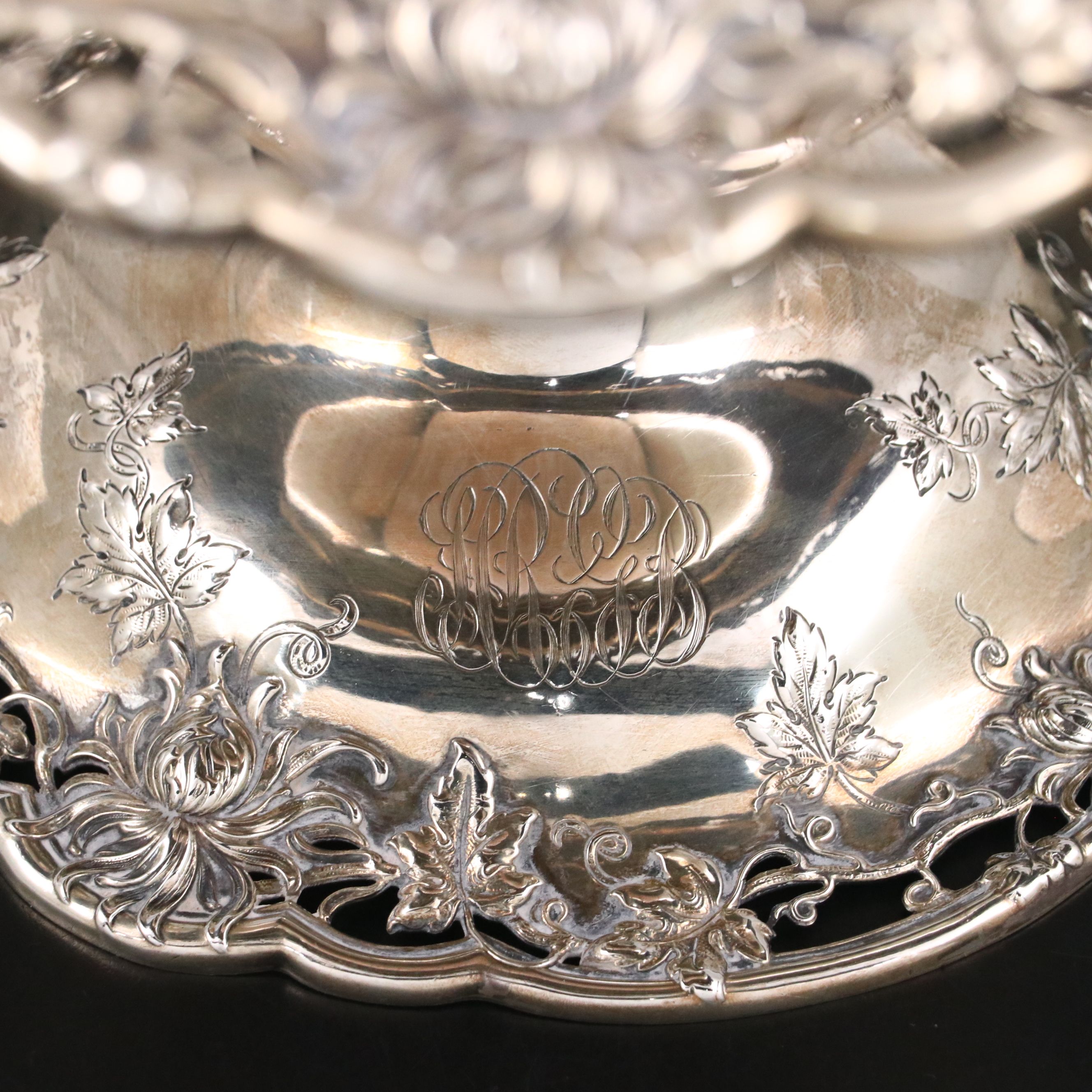 Sterling Silver Pierced Rim Ice Bucket