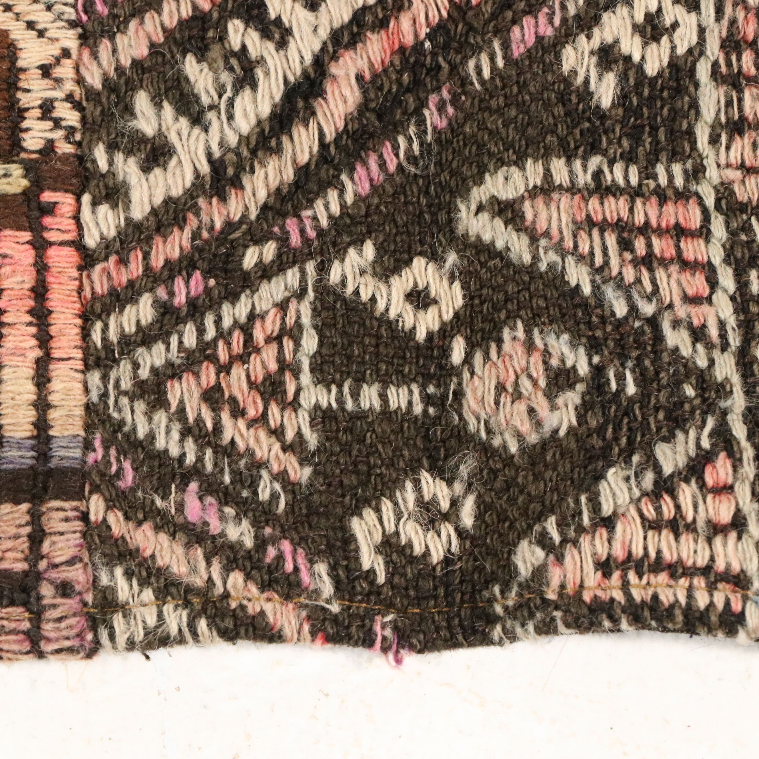 6'8 x 9'11 Handmade Turkish Patchwork Area Rug