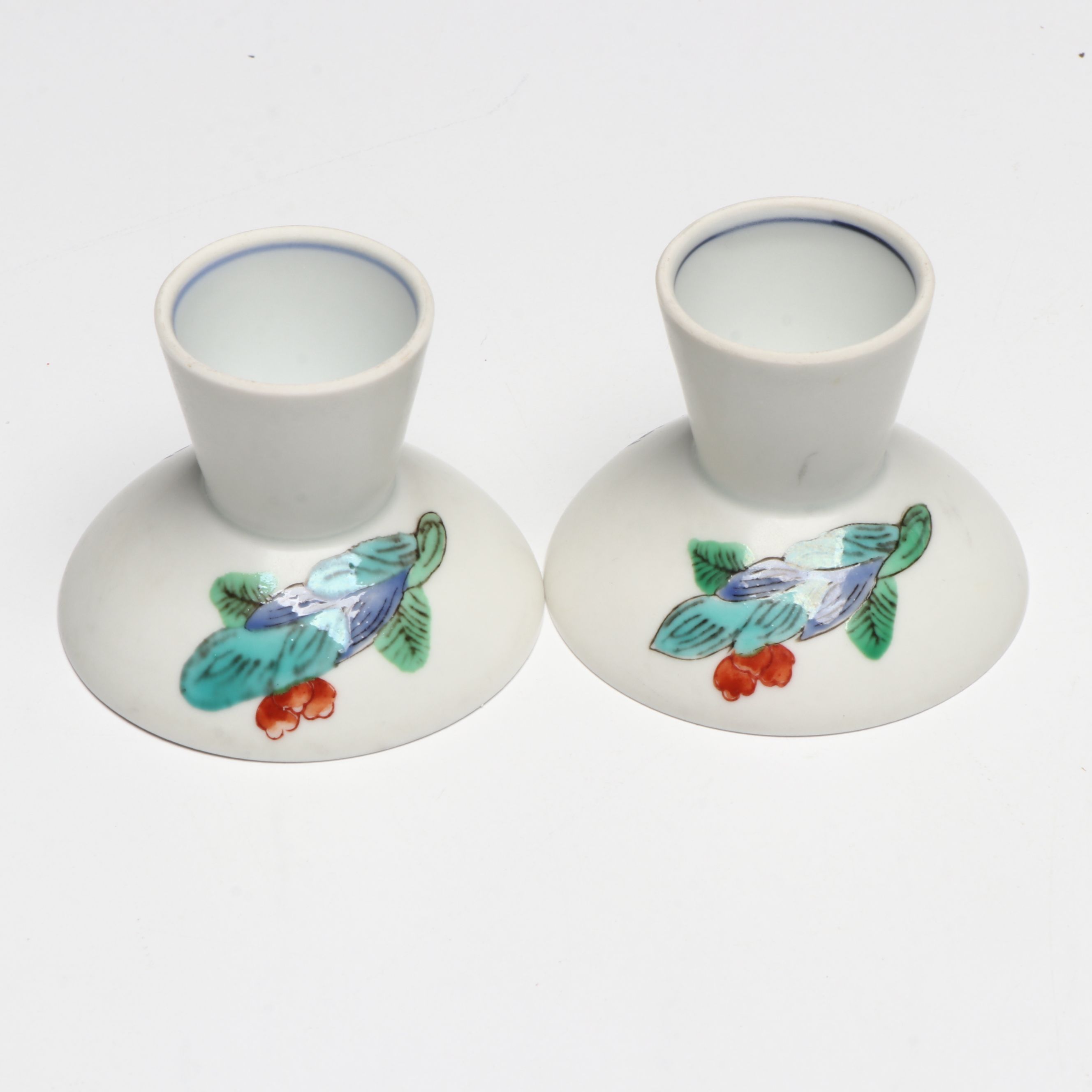 Japanese Porcelain Fishbowl Planter, Censer, Sake Cups and More Tableware