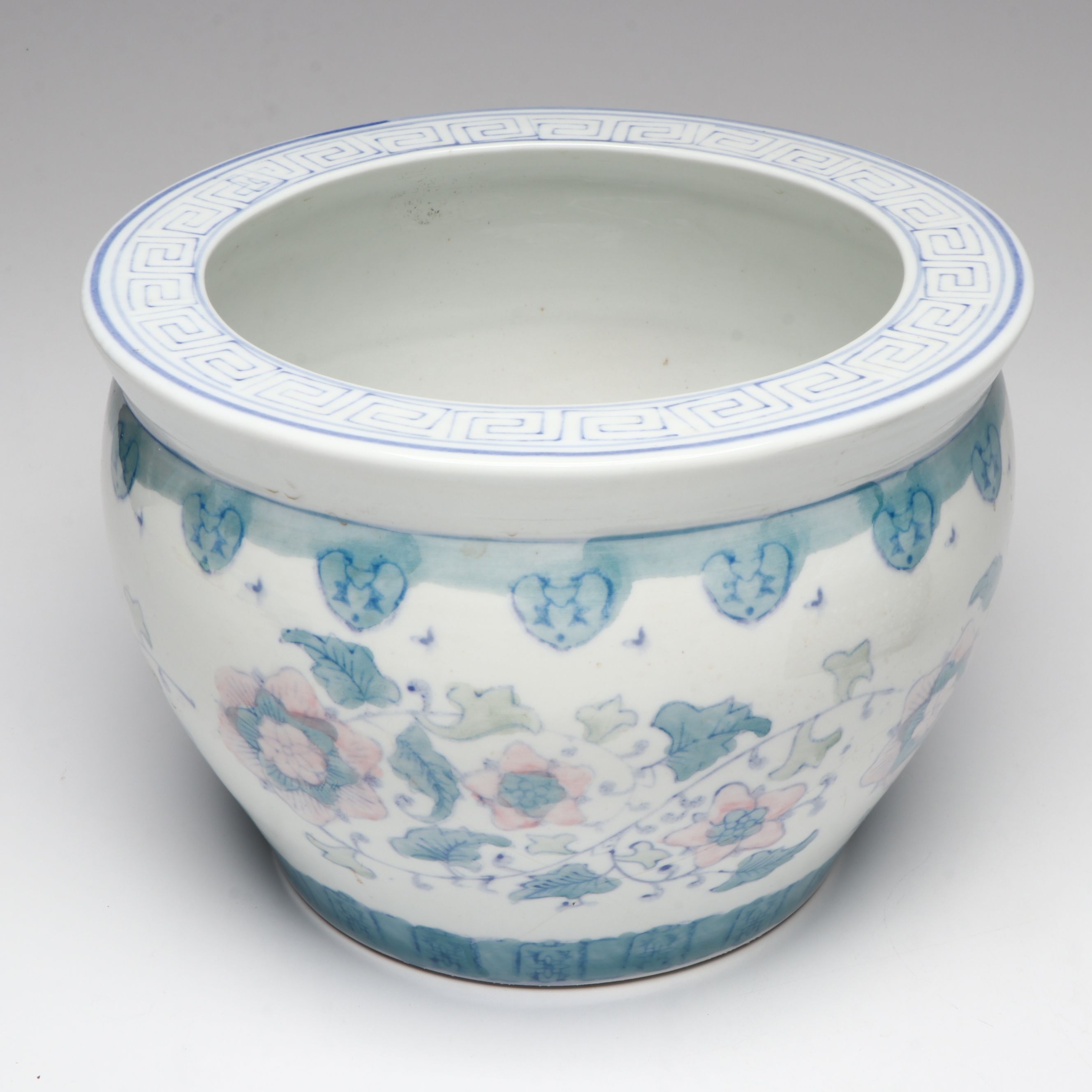 Japanese Porcelain Fishbowl Planter, Censer, Sake Cups and More Tableware