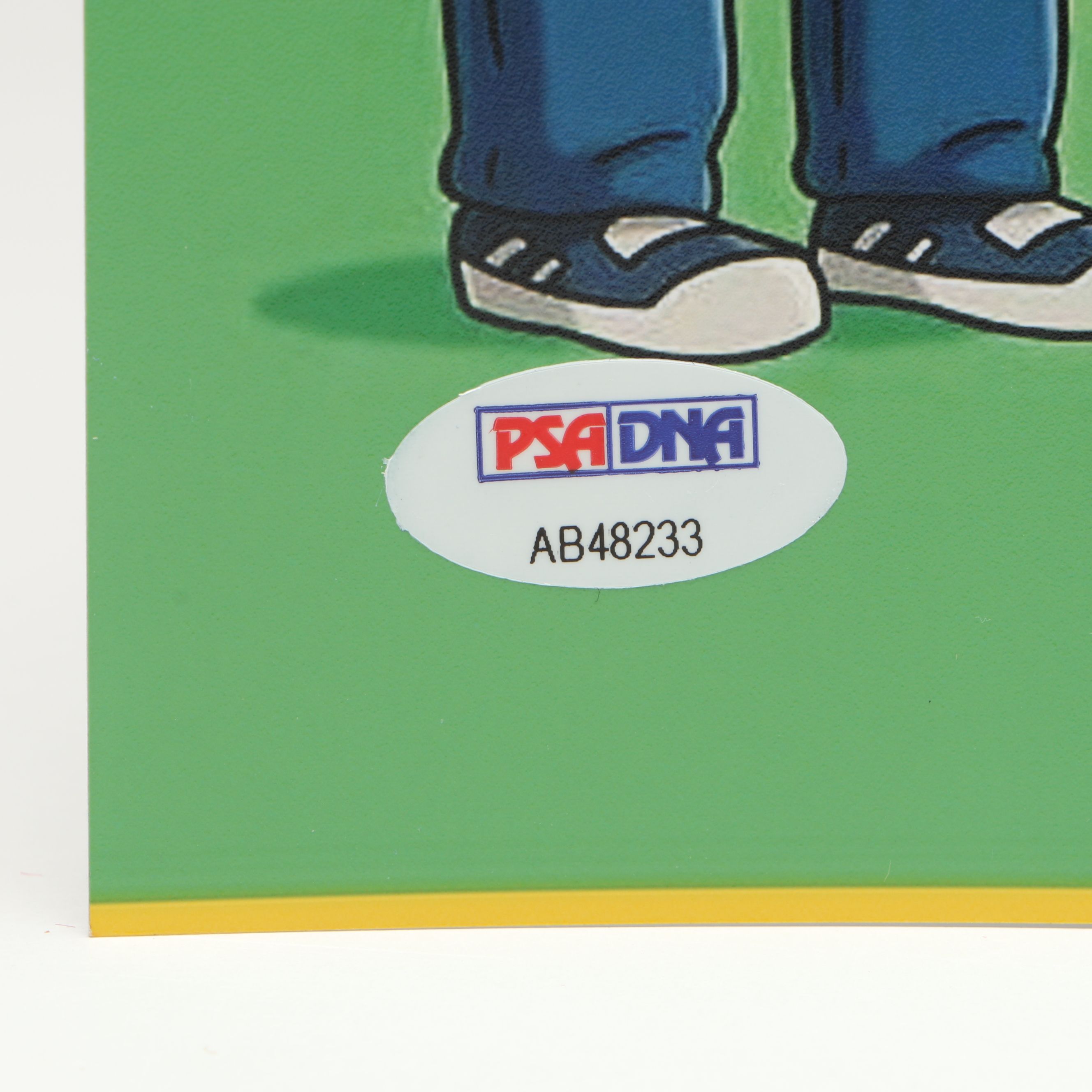 Cheech & Chong Signed "The Simpsons" Print, PSA/DNA